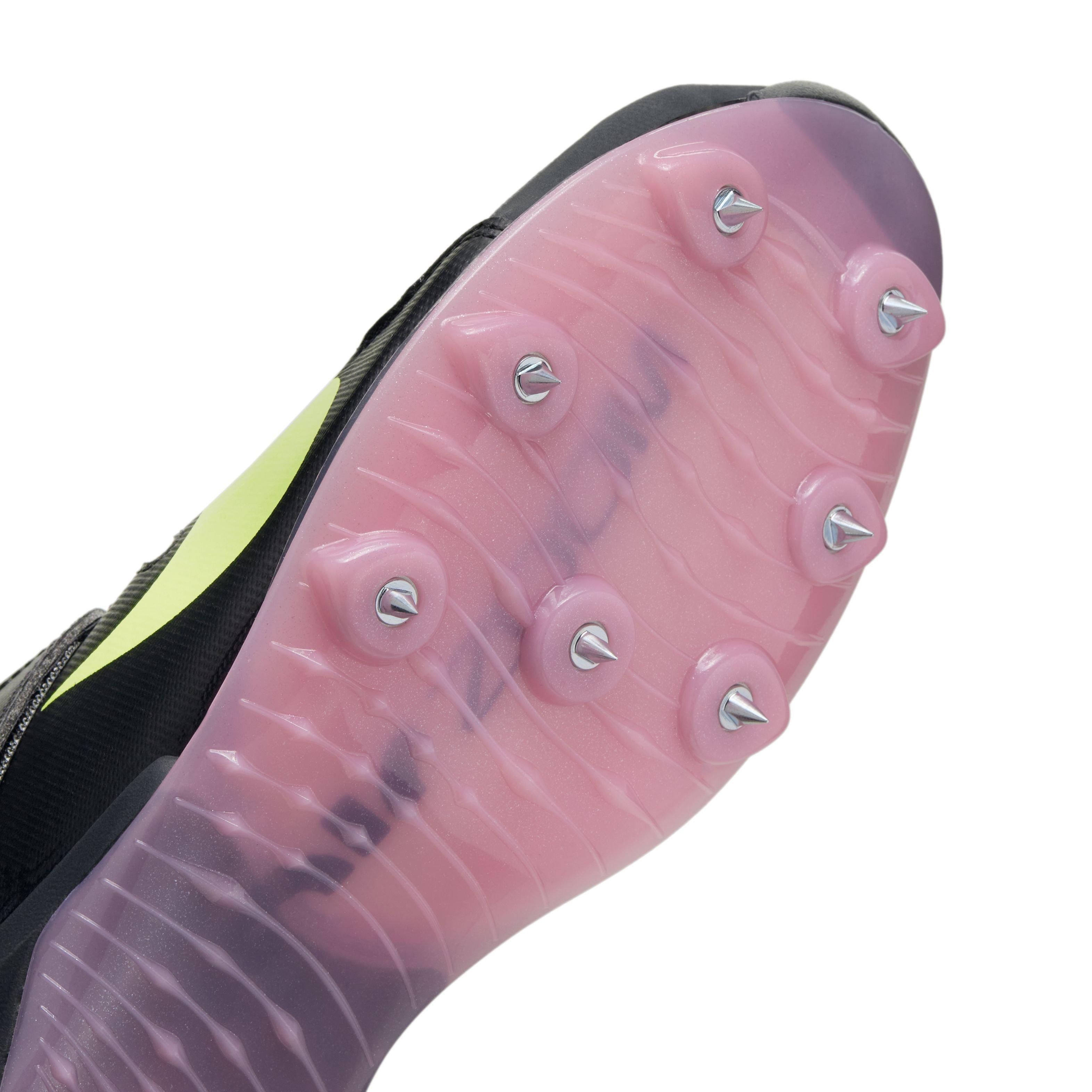 Nike Air Zoom LJ Elite "Black/Light Green" Men's Track Spike - BLACK/LT GREEN Thumbnail View 7