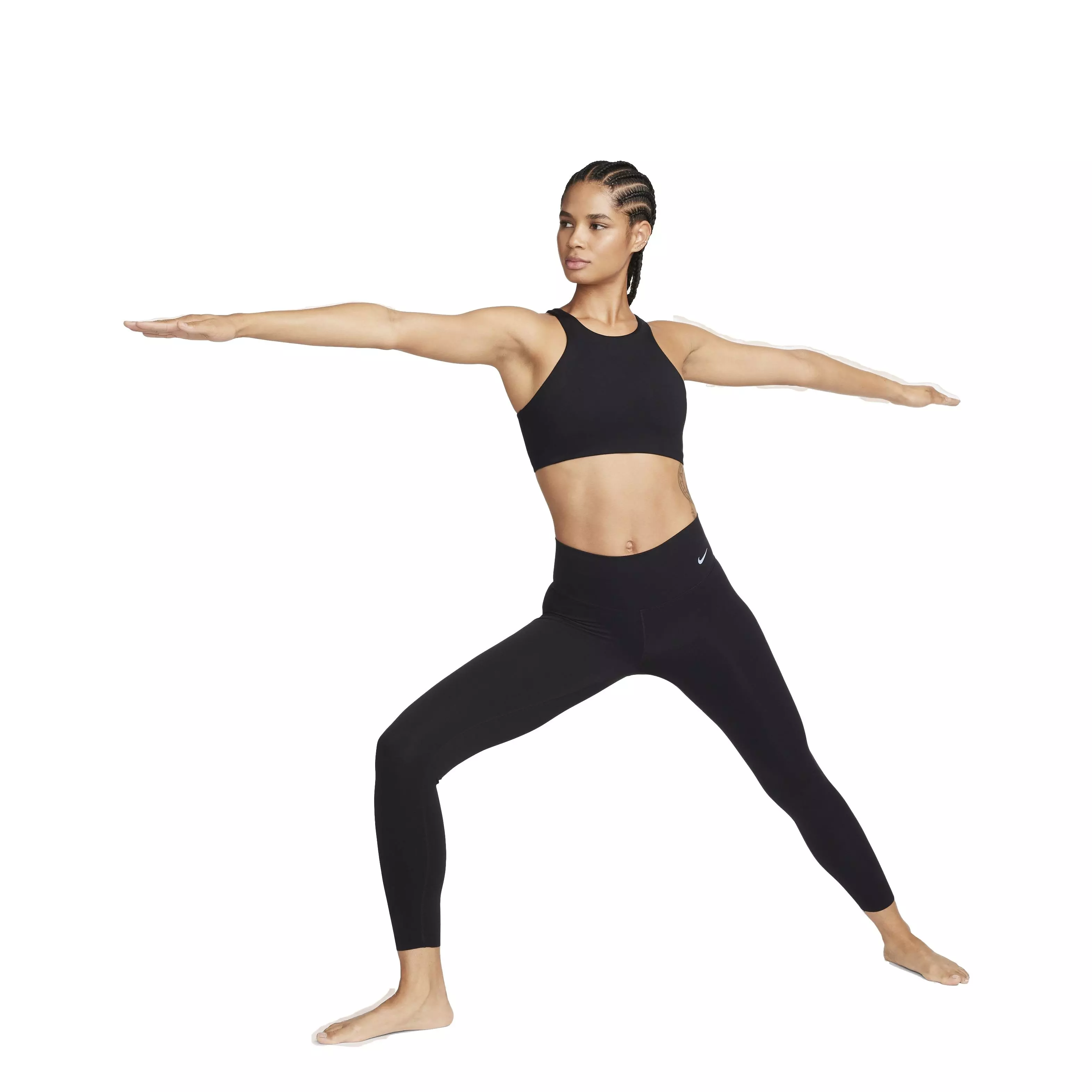 Nike Women's One Medium-Support Lightly Lined Sports Bra - BLACK