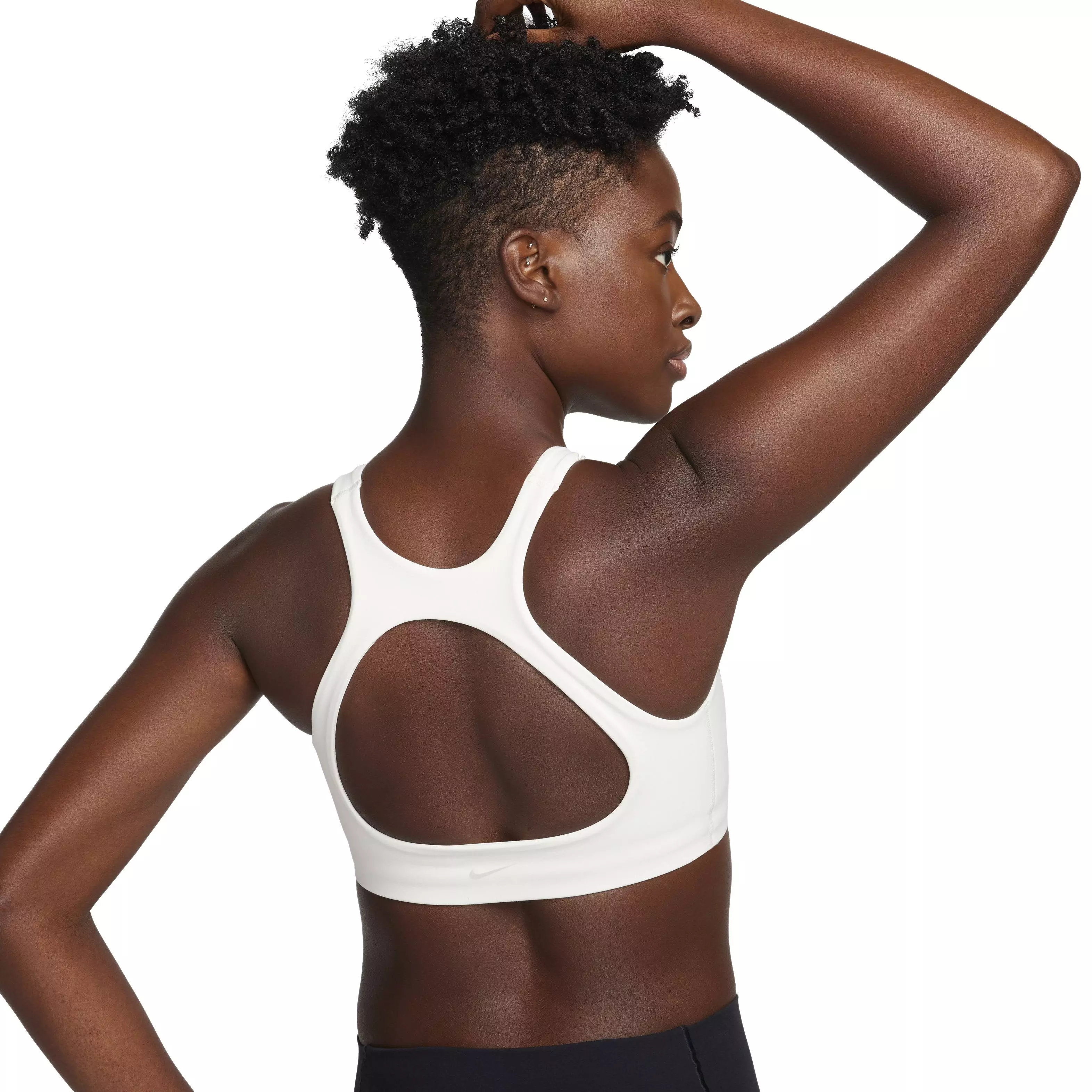 Nike Women's One Medium-Support Lightly Lined Sports Bra - WHITE