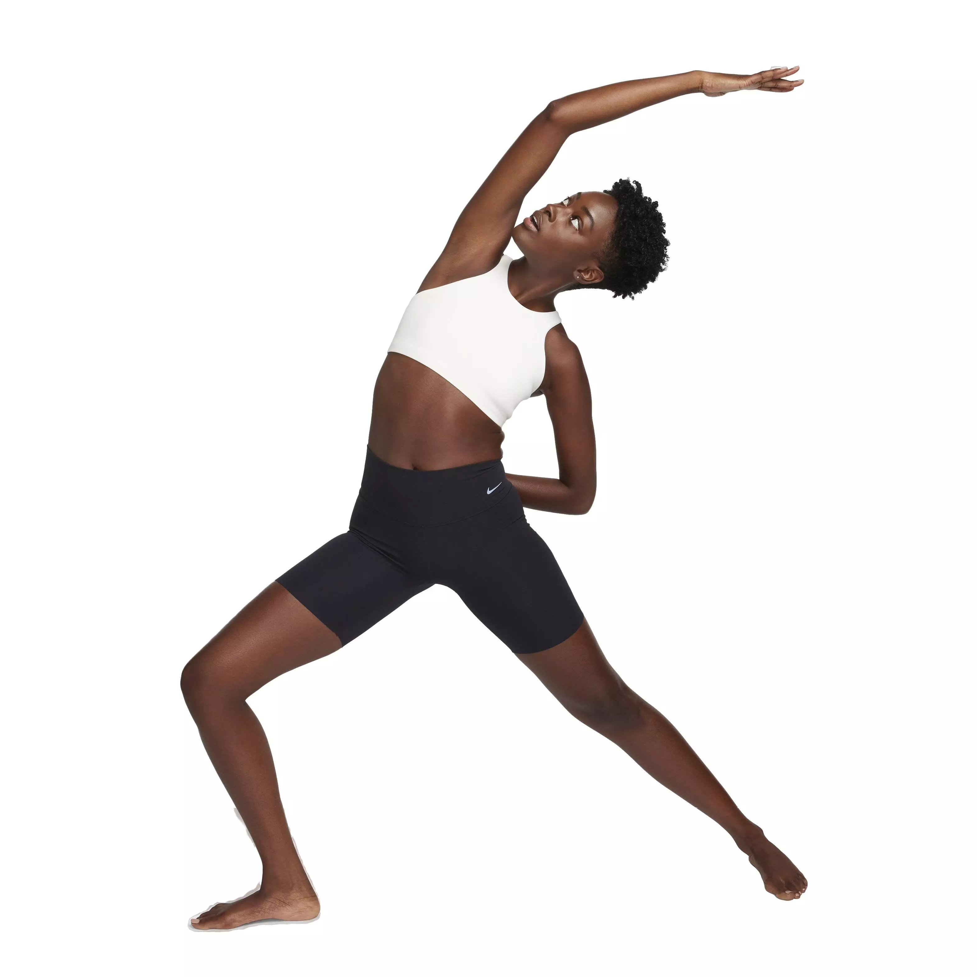 Nike Women's One Medium-Support Lightly Lined Sports Bra - WHITE