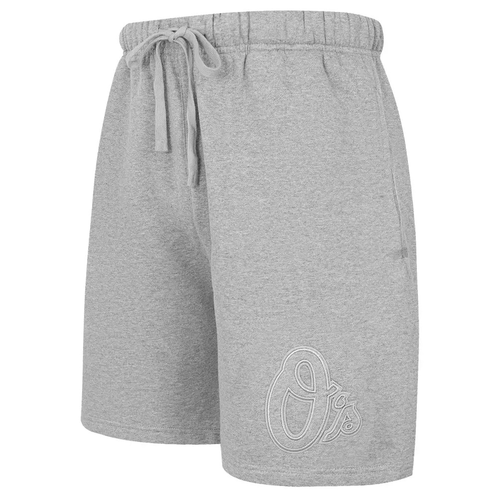 Pro Standard Men's MLB Baltimore Orioles Neutral Fleece Short - DK GREY