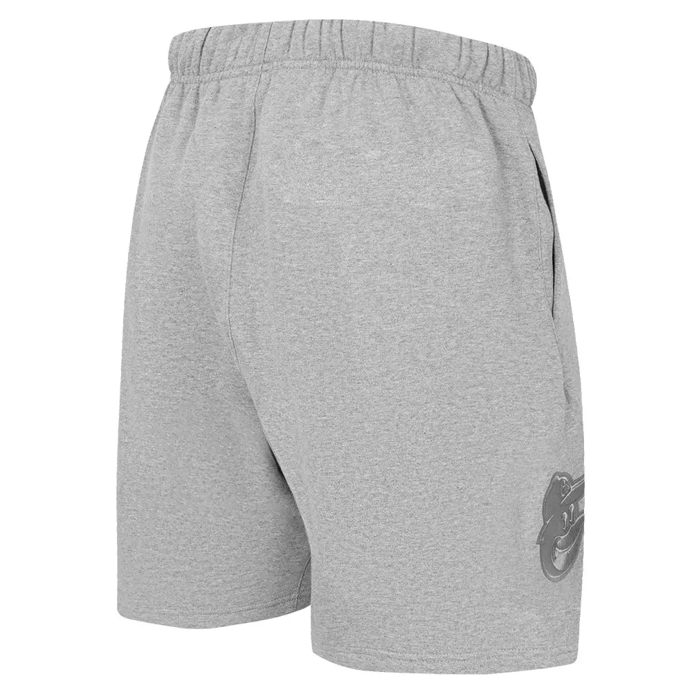 Pro Standard Men's MLB Baltimore Orioles Neutral Fleece Short - DK GREY
