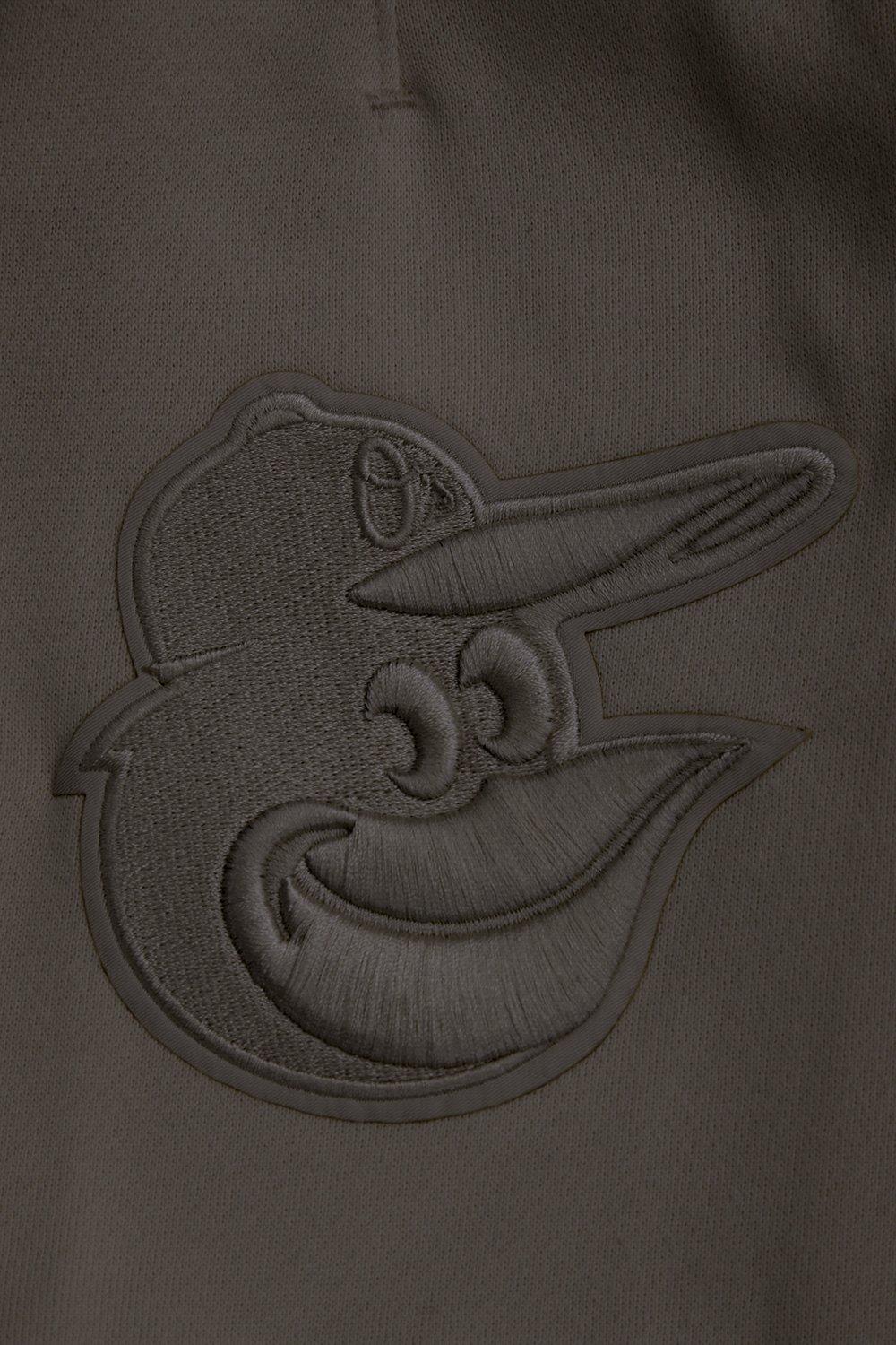 Pro Standard Men's MLB Baltimore Orioles Neutral Fleece Short - DK BROWN Thumbnail View 5
