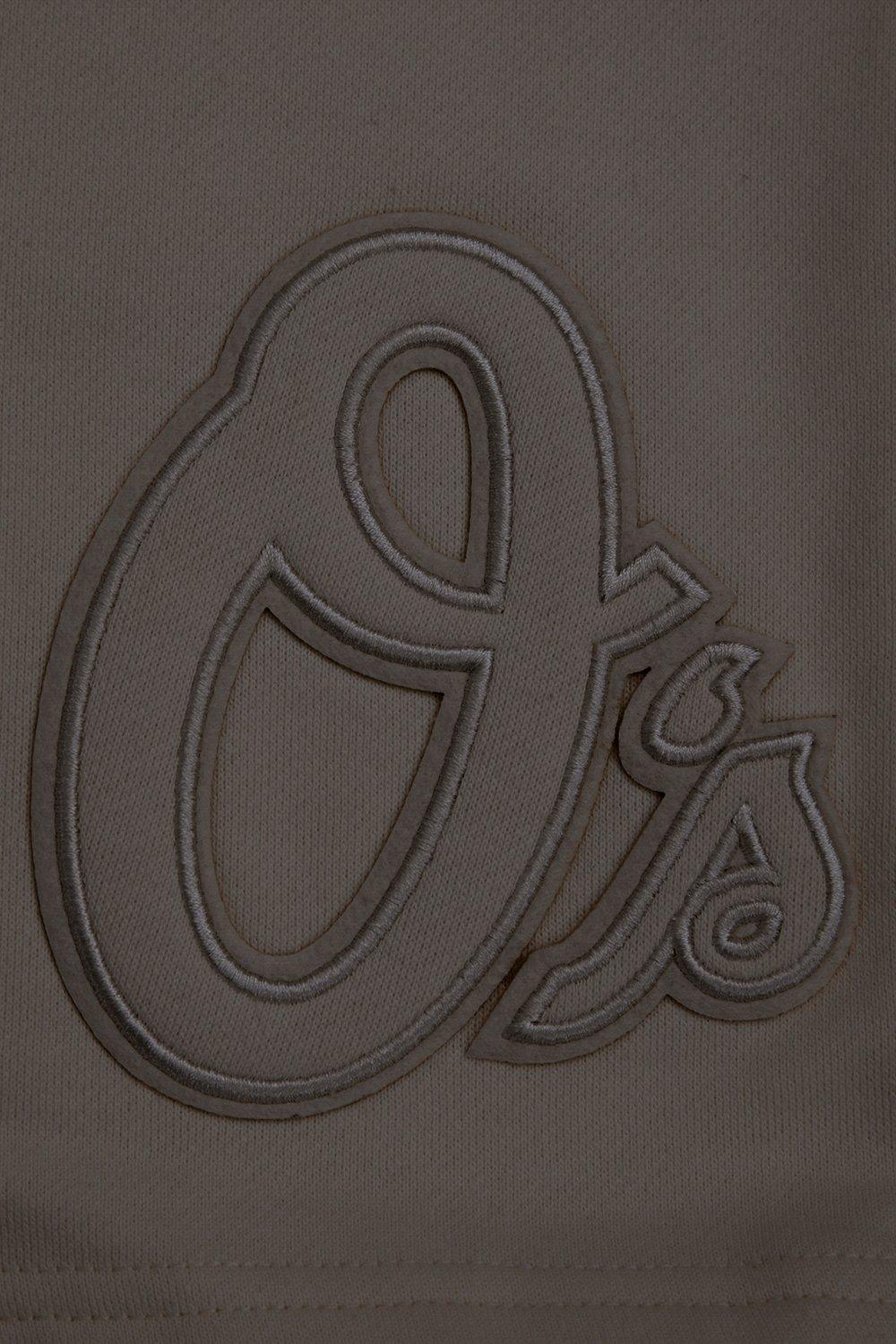 Pro Standard Men's MLB Baltimore Orioles Neutral Fleece Short - DK BROWN Thumbnail View 6