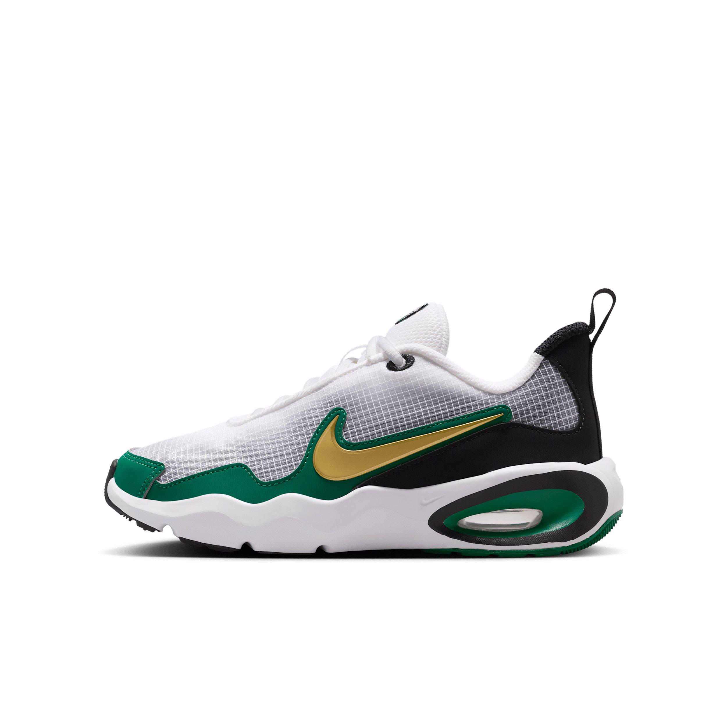 Nike Air Max Nova "White/Malachite/Black/Metallic Gold" Grade School Boys' Shoe - WHITE/MALACHITE/BLACK/GOLD