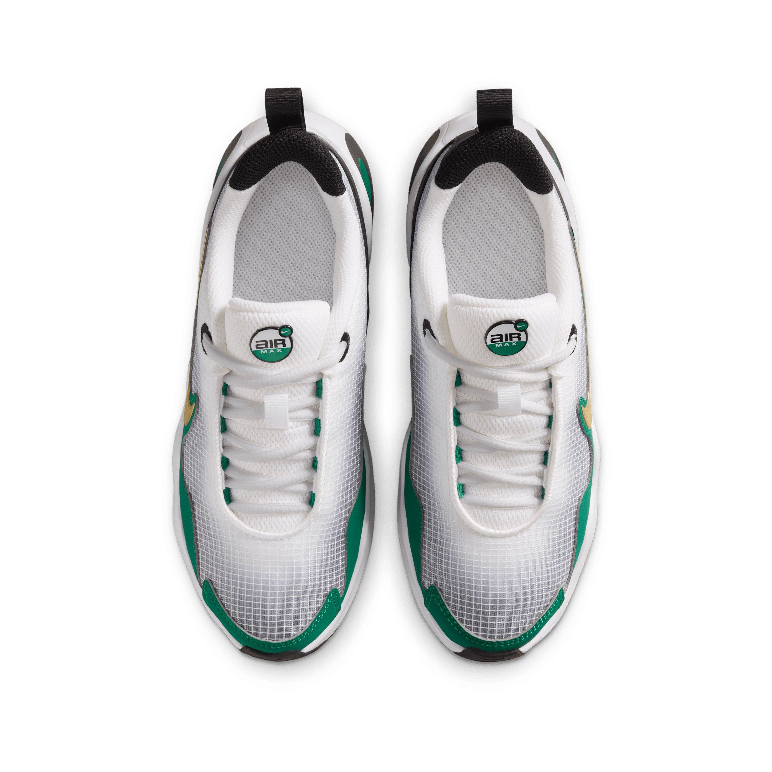 Nike Air Max Nova "White/Malachite/Black/Metallic Gold" Grade School Boys' Shoe - WHITE/MALACHITE/BLACK/GOLD