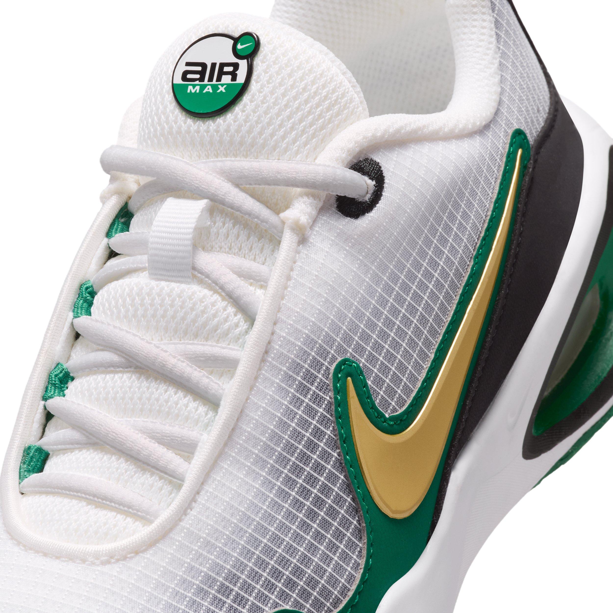 Nike Air Max Nova "White/Malachite/Black/Metallic Gold" Grade School Boys' Shoe - WHITE/MALACHITE/BLACK/GOLD