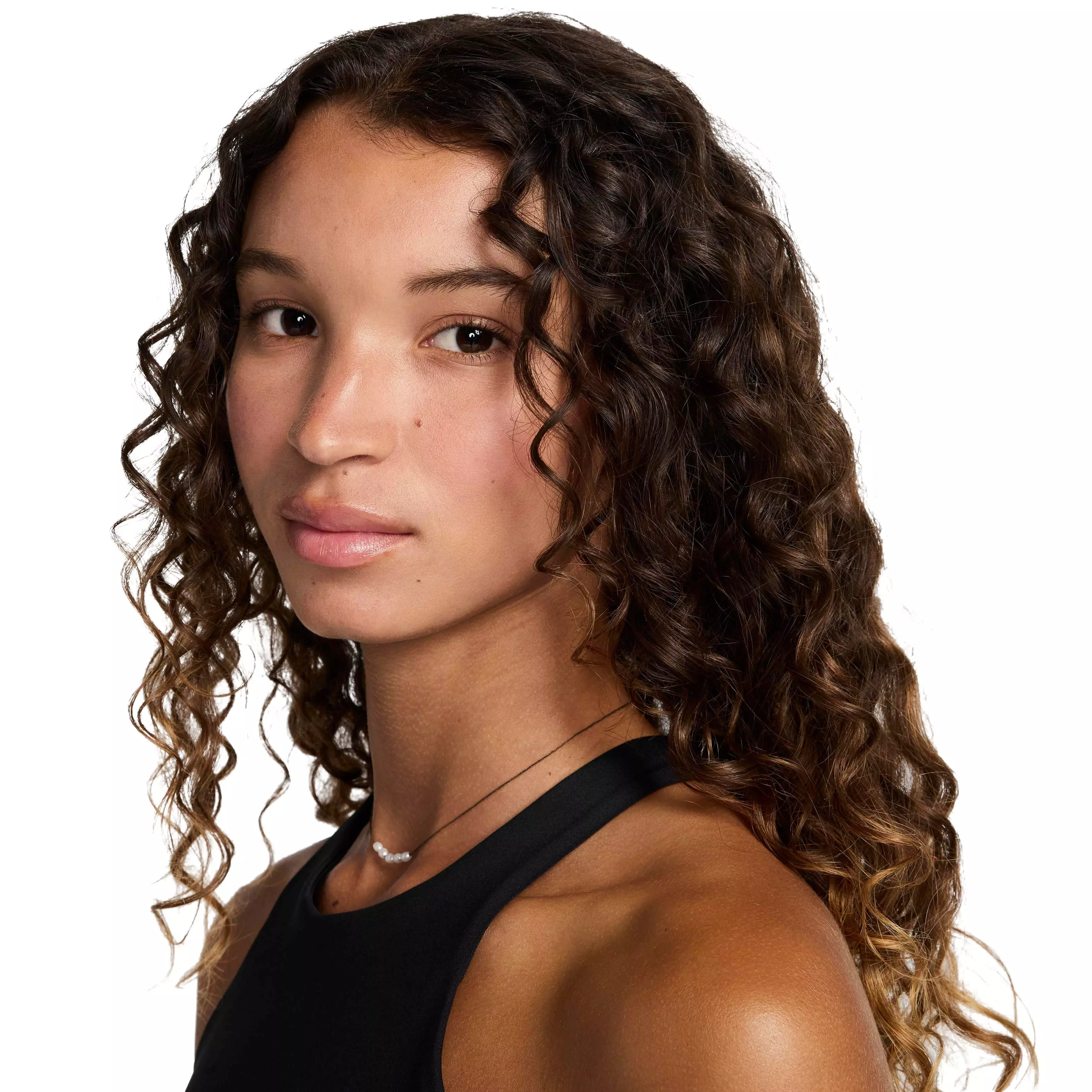 Nike Women's One Twist Light-Support Lightly Lined High-Neck Sports Bra - BLACK