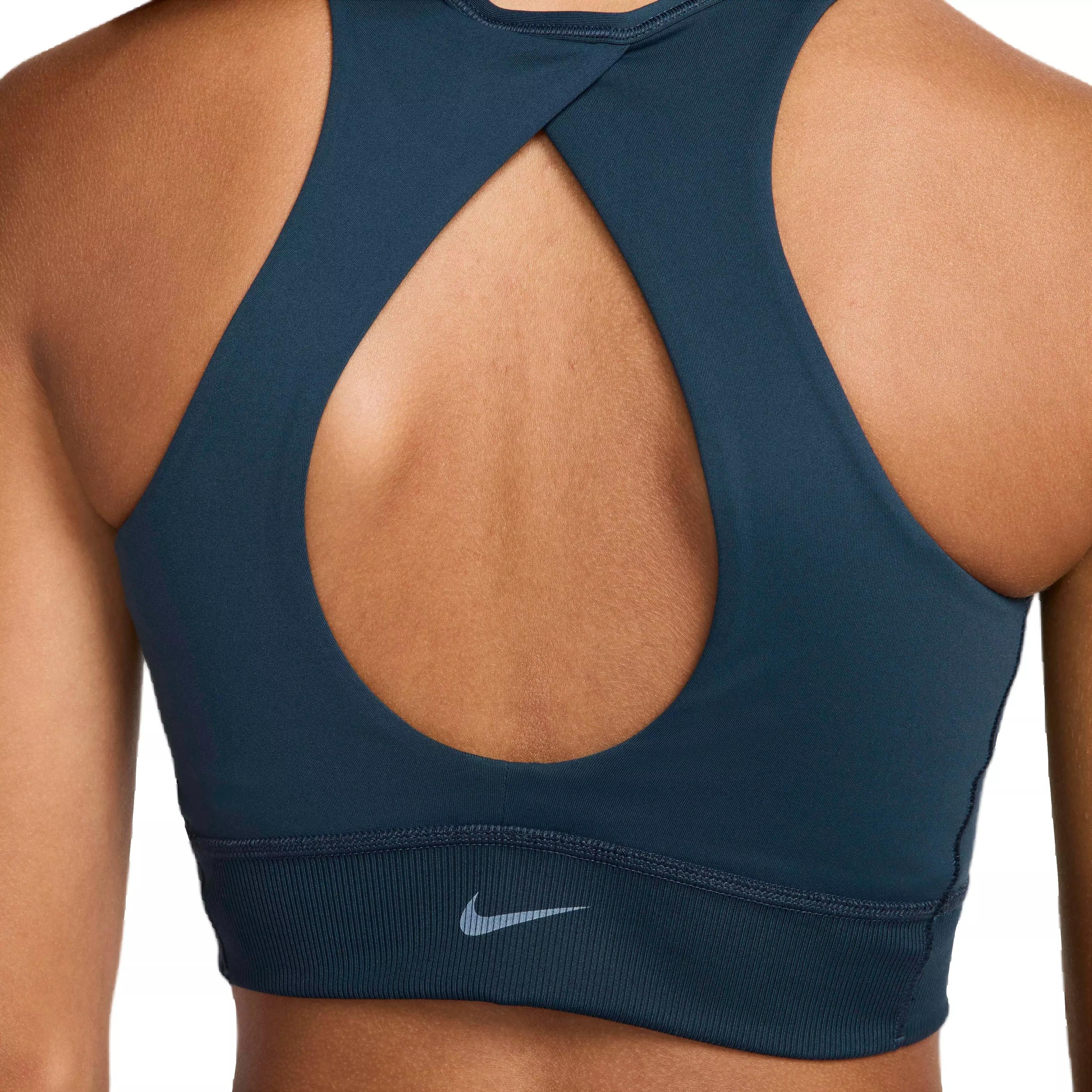 Nike Women's One Twist Light-Support Lightly Lined High-Neck Sports Bra - NAVY