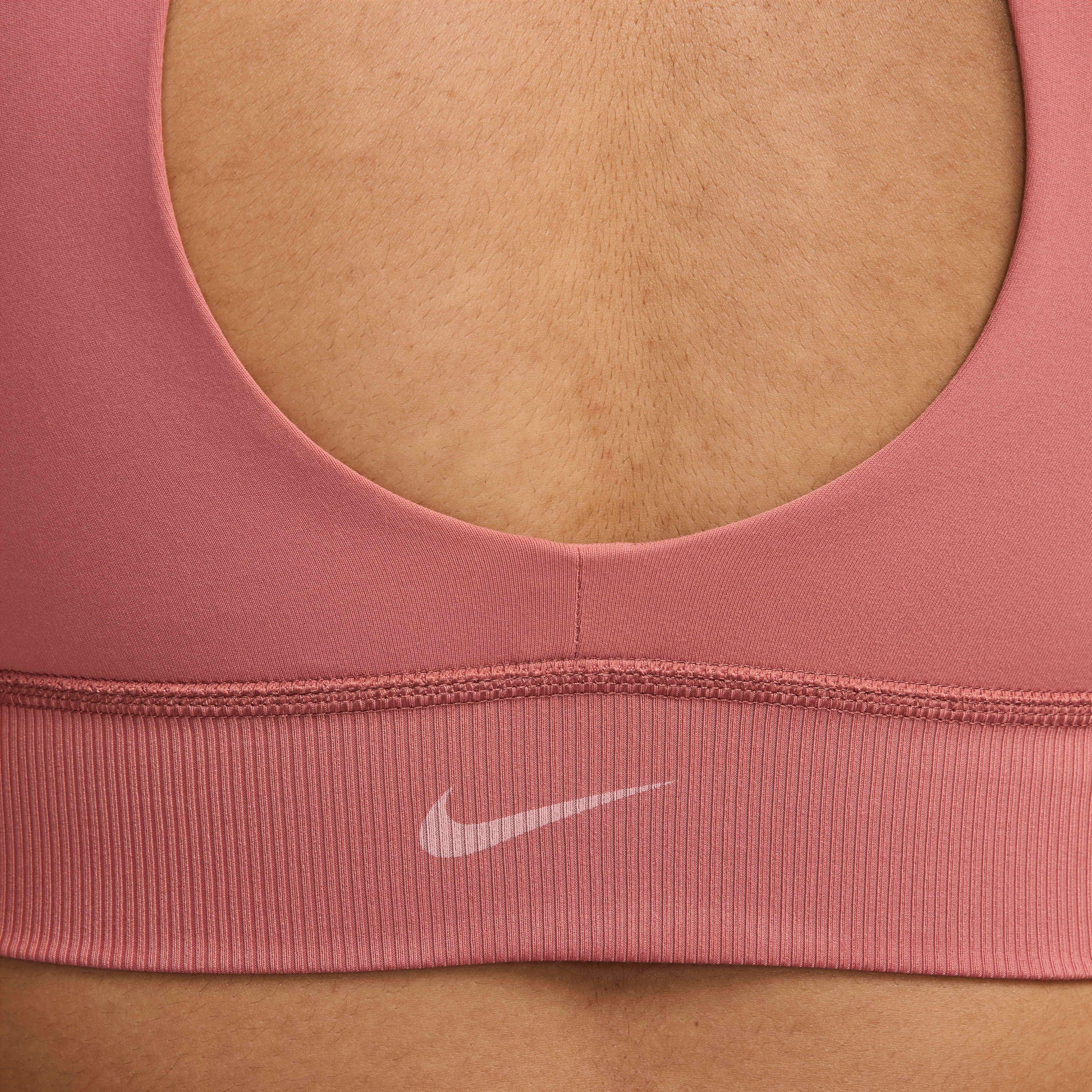 Nike Women's One Twist Light-Support Lightly Lined High-Neck Sports Bra - PINK Thumbnail View 5
