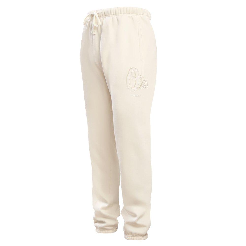 Pro Standard Men's MLB Baltimore Orioles Neutral Sweatpants - CREAM Thumbnail View 3