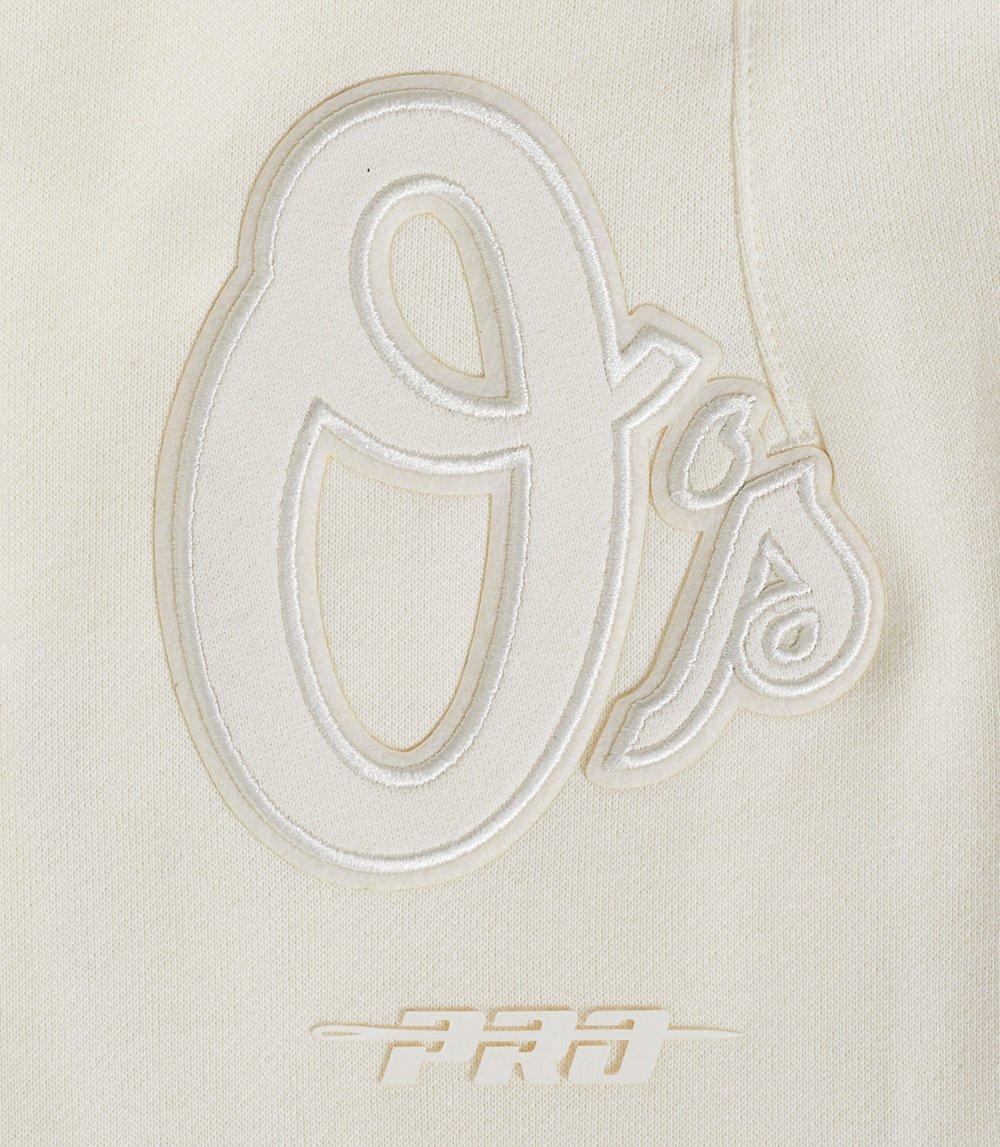 Pro Standard Men's MLB Baltimore Orioles Neutral Sweatpants - CREAM Thumbnail View 5