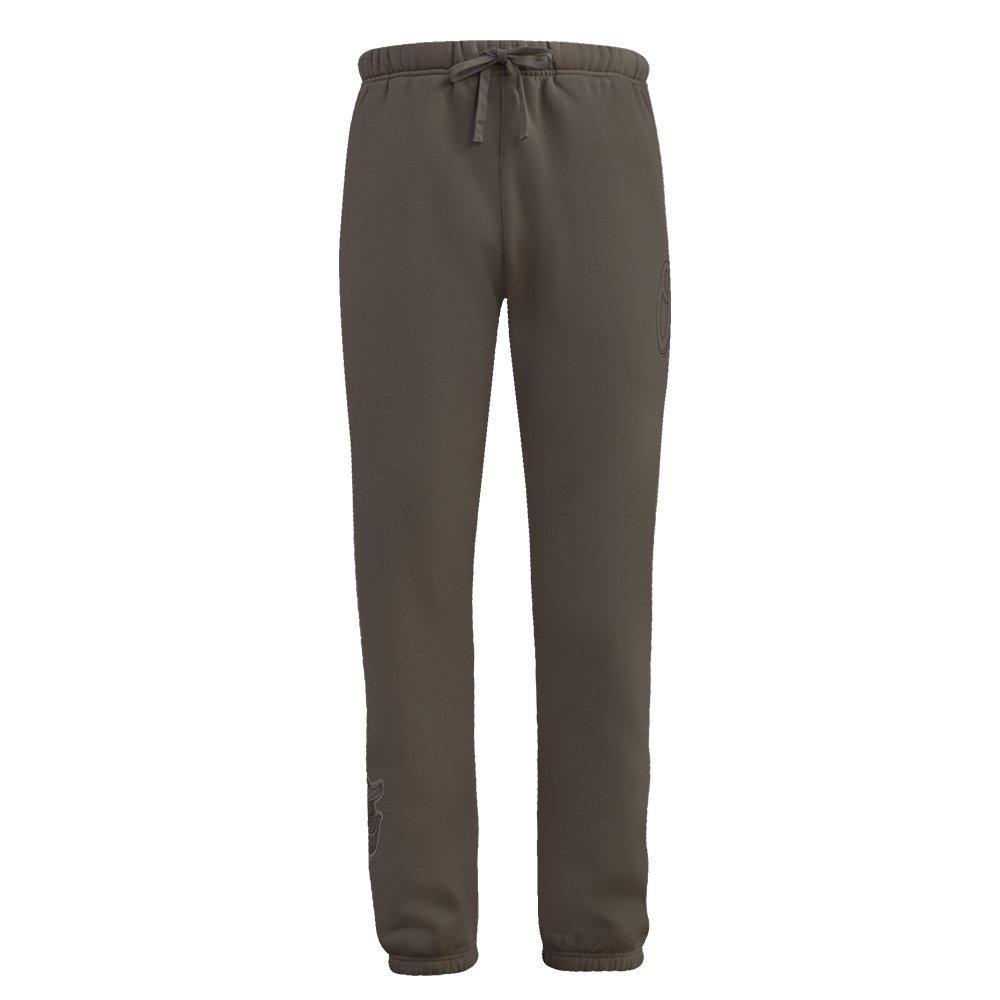 Pro Standard Men's MLB Baltimore Orioles Neutral Sweatpants - DK BROWN Thumbnail View 1