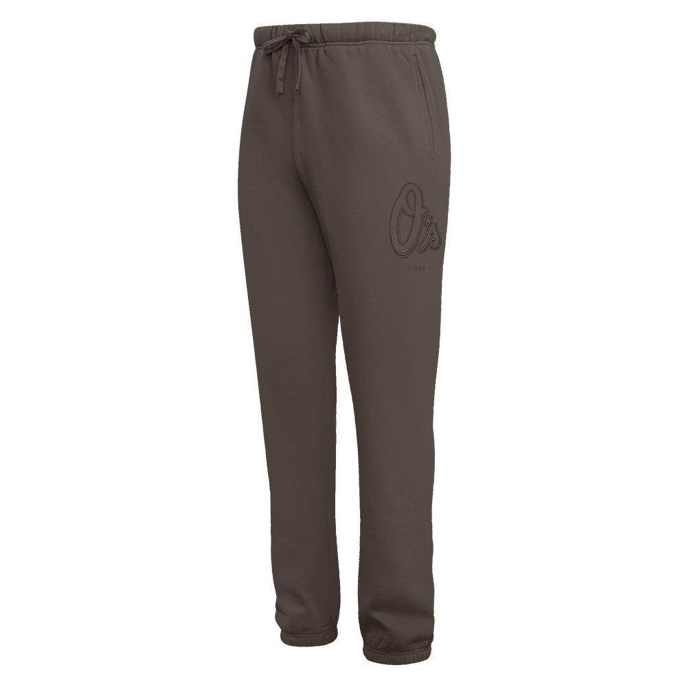 Pro Standard Men's MLB Baltimore Orioles Neutral Sweatpants - DK BROWN Thumbnail View 3