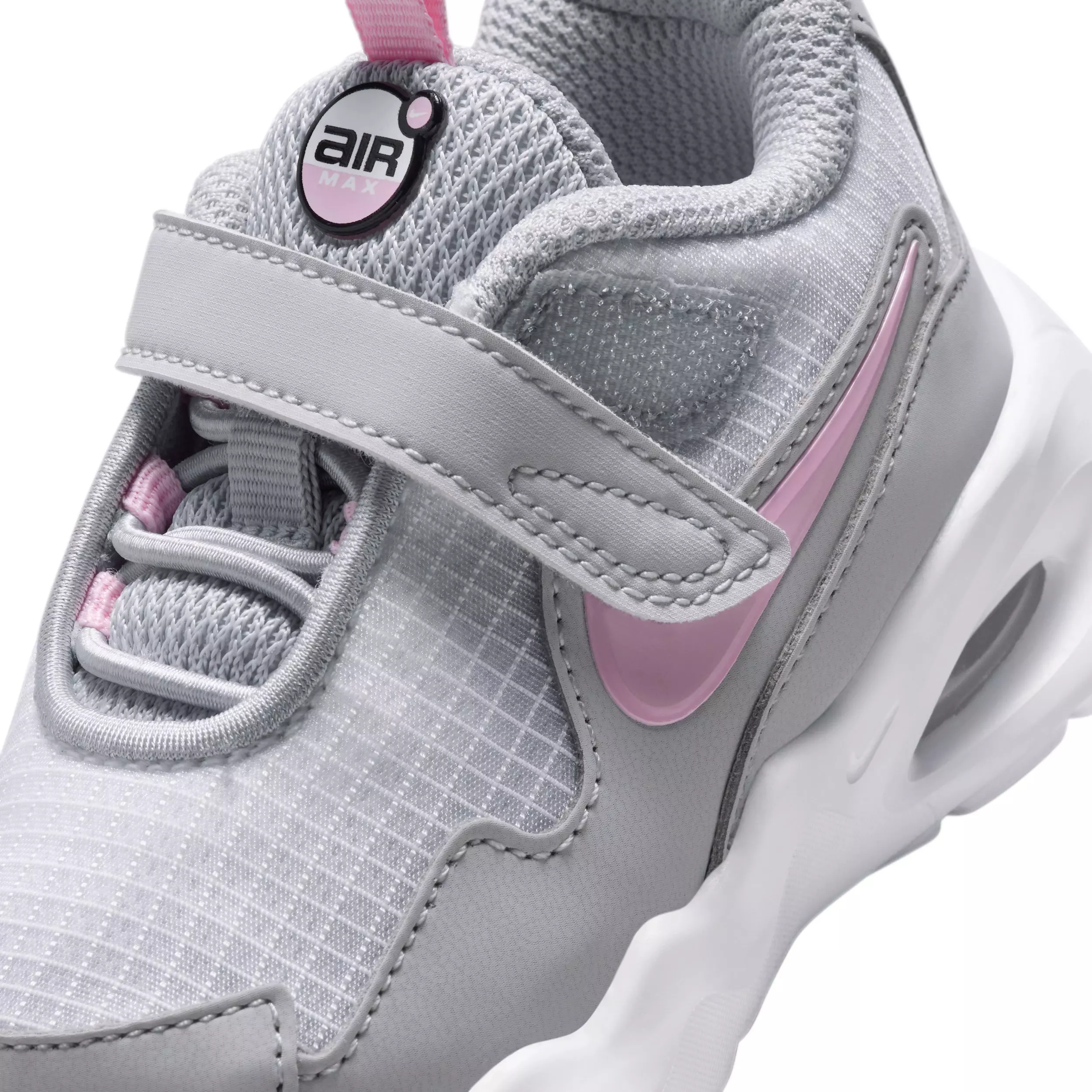Nike Air Max Nova "White/Wolf Grey/Pearl Pink/Medium Soft Pink" Infant Boys' Shoe - WHITE/GREY/PINK/MD PINK