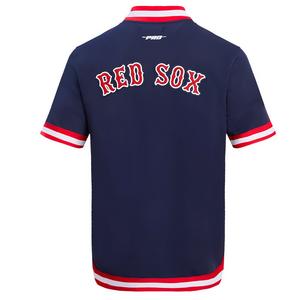 Pro Standard Men's MLB Boston Red Sox Classic Warm Up Jacket - Navy/Red