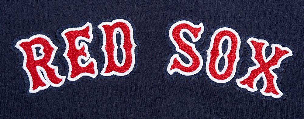 Pro Standard Men's MLB Boston Red Sox Classic Warm Up Jacket - Navy/Red - NAVY/RED Thumbnail View 6