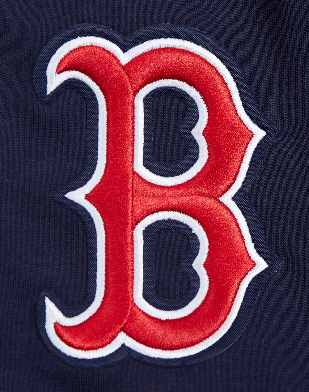 Pro Standard Men's MLB Boston Red Sox Classic Warm Up Jacket - Navy/Red - NAVY/RED Thumbnail View 7