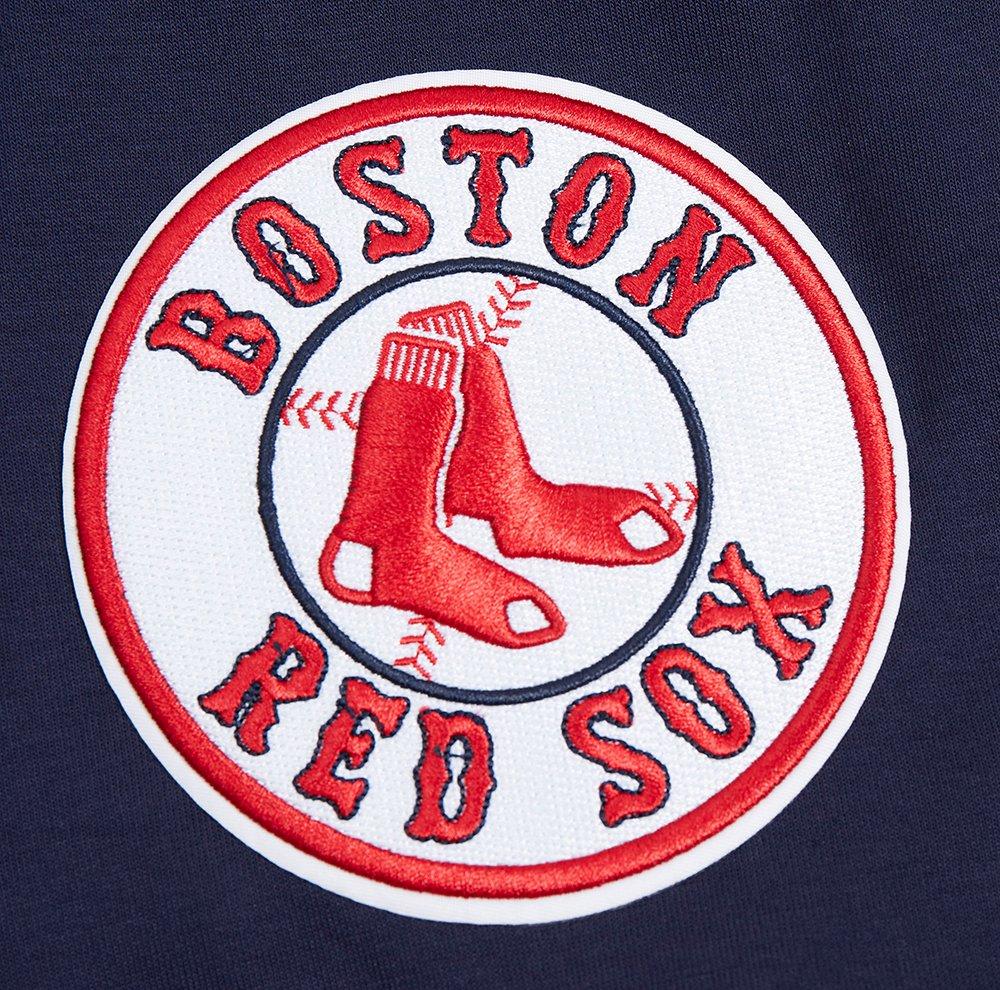 Pro Standard Men's MLB Boston Red Sox Classic Warm Up Jacket - Navy/Red - NAVY/RED Thumbnail View 8