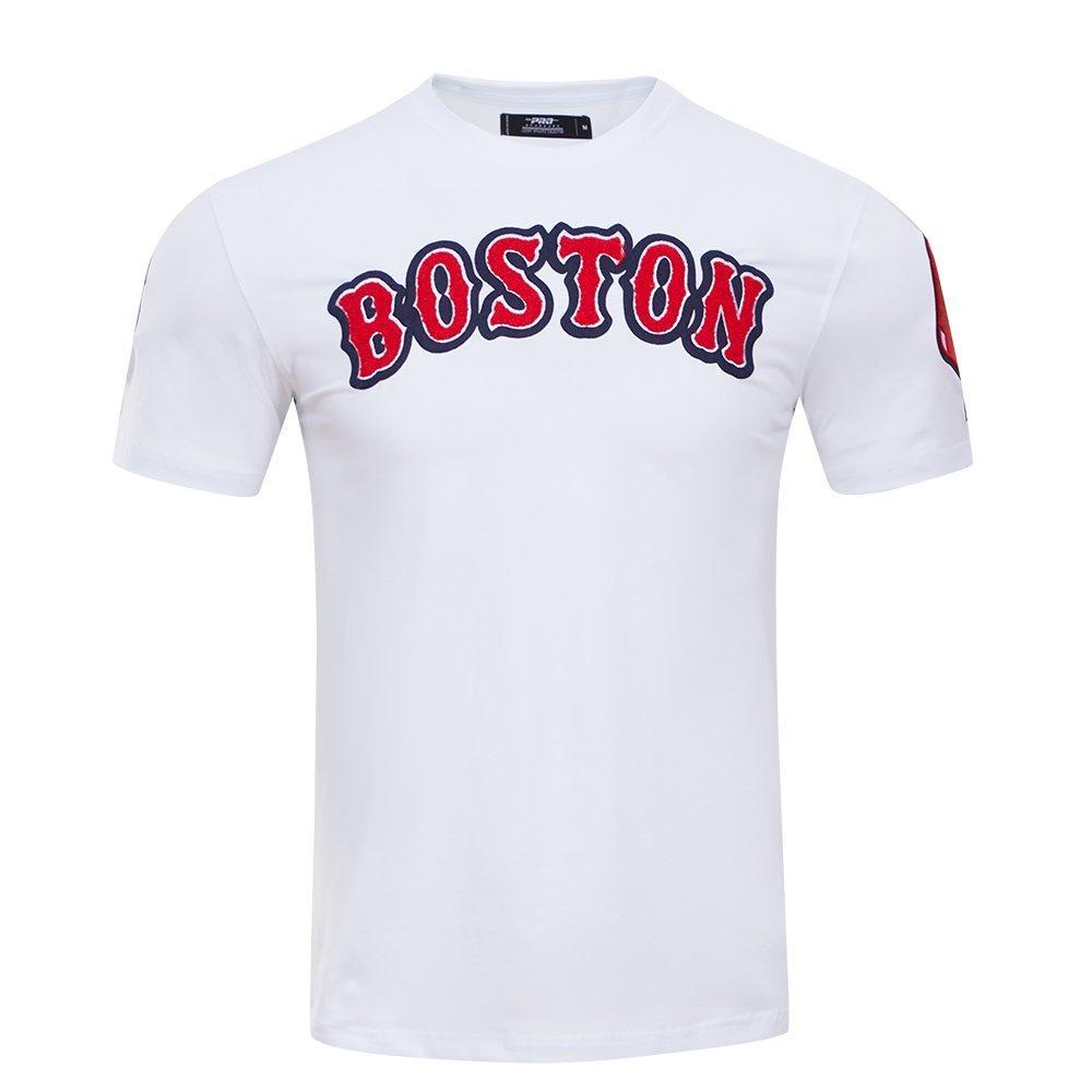 Pro Standard Men's MLB Boston Red Sox Classic Chenille Top - WHITE Thumbnail View 1