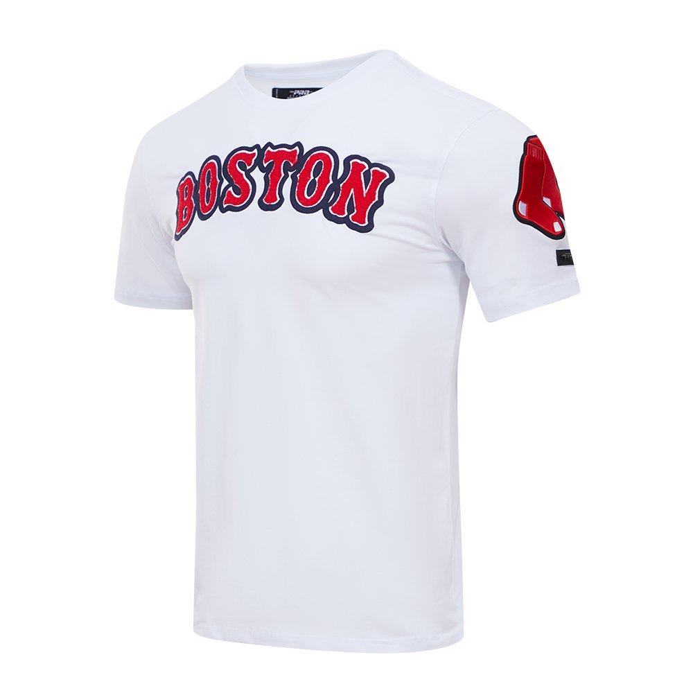 Pro Standard Men's MLB Boston Red Sox Classic Chenille Top - WHITE Thumbnail View 3