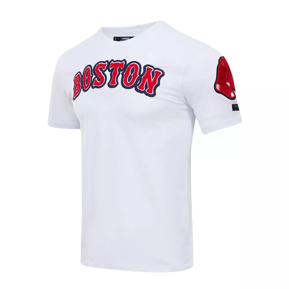Pro Standard Men's MLB Boston Red Sox Classic Chenille Top - WHITE