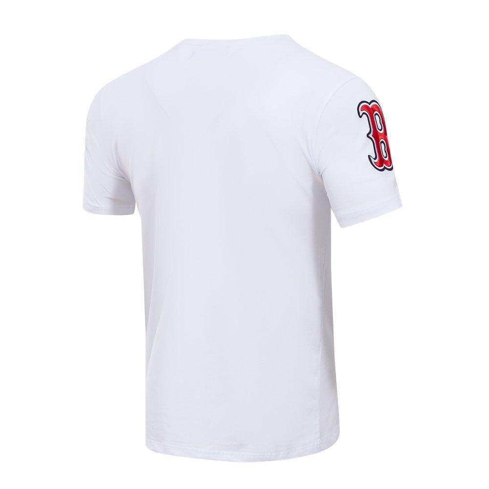 Pro Standard Men's MLB Boston Red Sox Classic Chenille Top - WHITE Thumbnail View 4