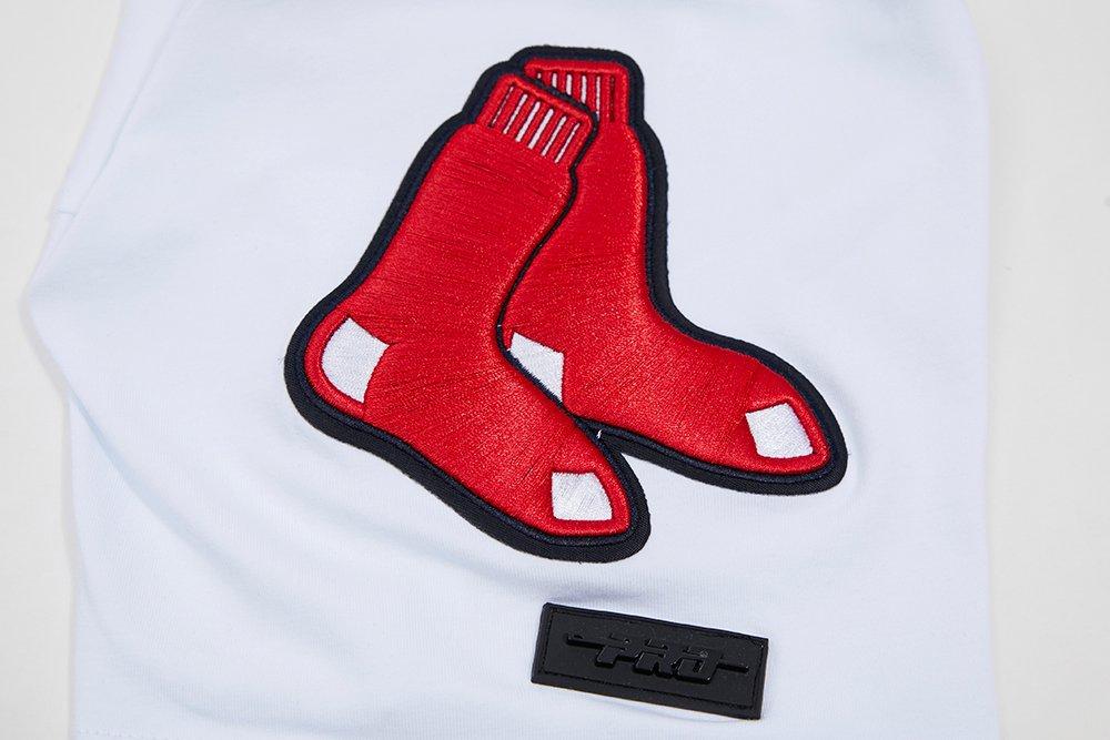 Pro Standard Men's MLB Boston Red Sox Classic Chenille Top - WHITE Thumbnail View 7