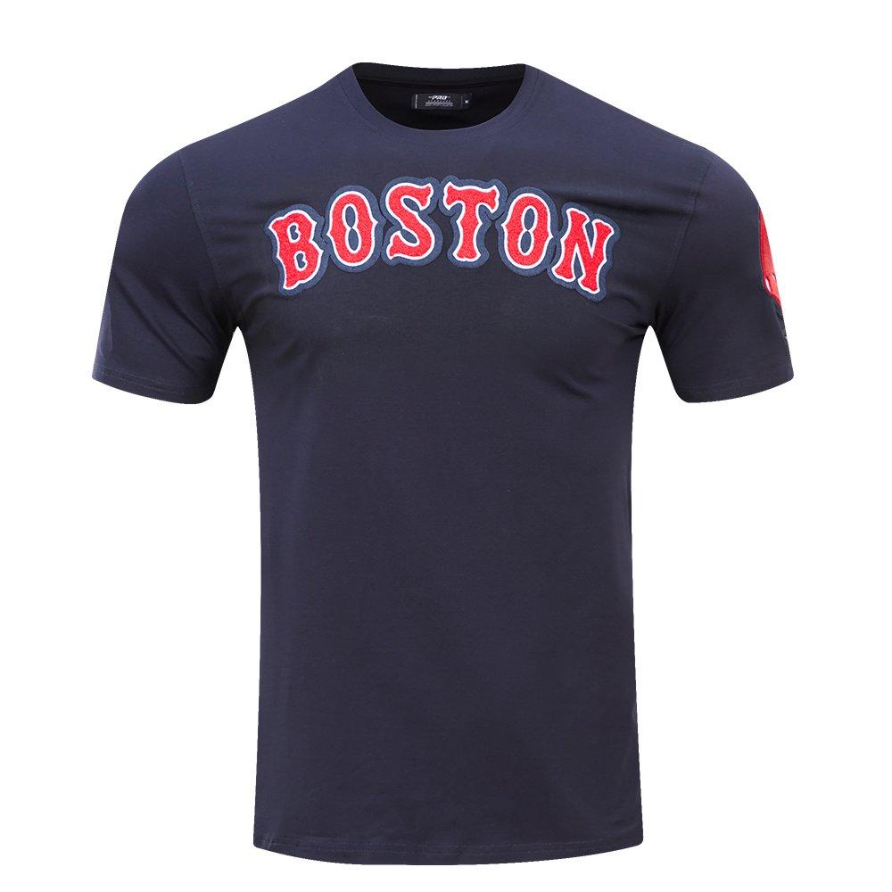 Pro Standard Men's MLB Boston Red Sox Classic Chenille Top - NAVY Thumbnail View 1