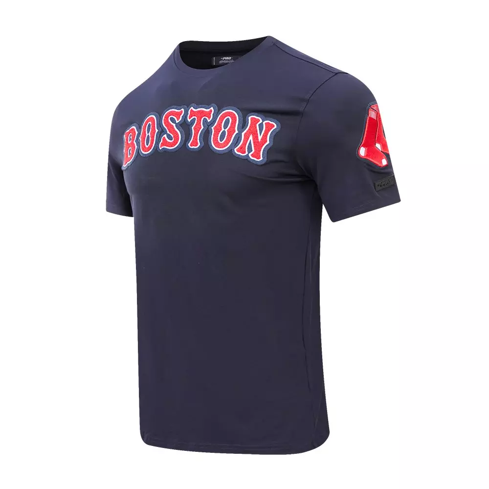 Pro Standard Men's MLB Boston Red Sox Classic Chenille Top - NAVY