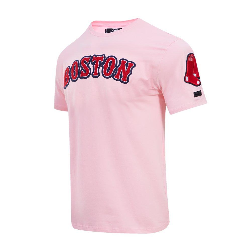 Pro Standard Men's MLB Boston Red Sox Classic Chenille Top - PINK Thumbnail View 3