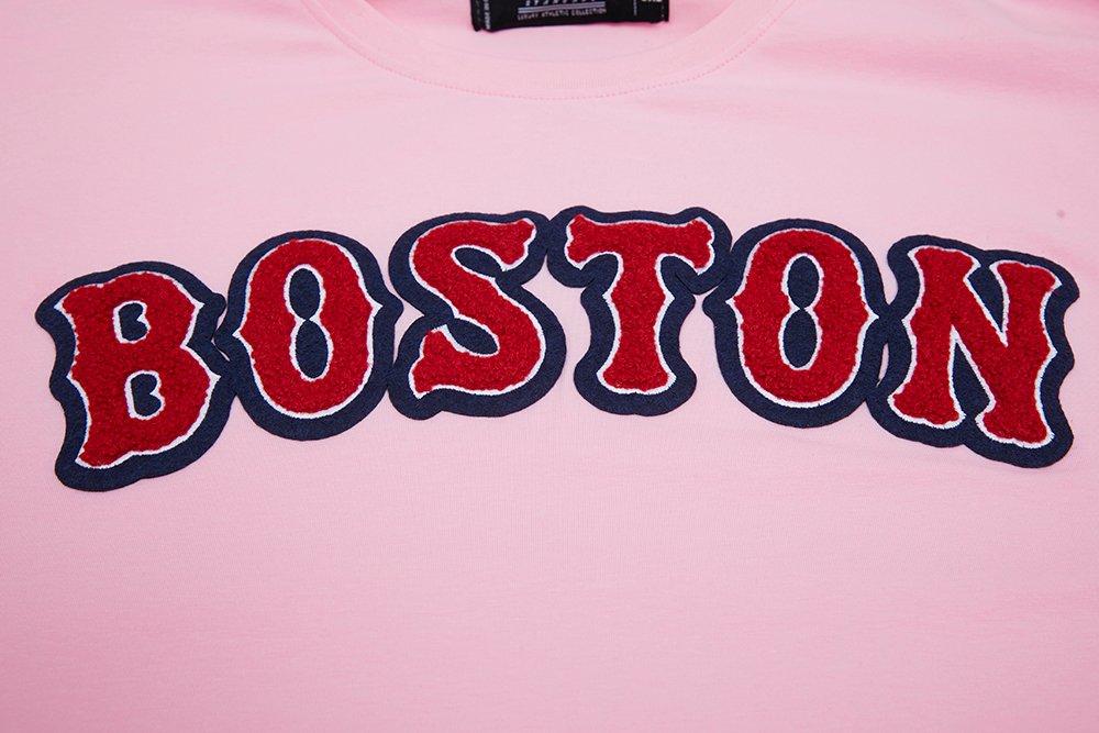 Pro Standard Men's MLB Boston Red Sox Classic Chenille Top - PINK Thumbnail View 5