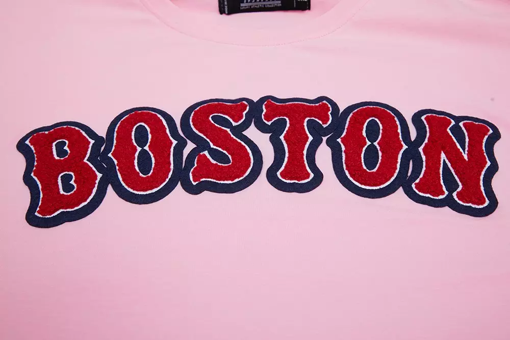 Pro Standard Men's MLB Boston Red Sox Classic Chenille Top - PINK