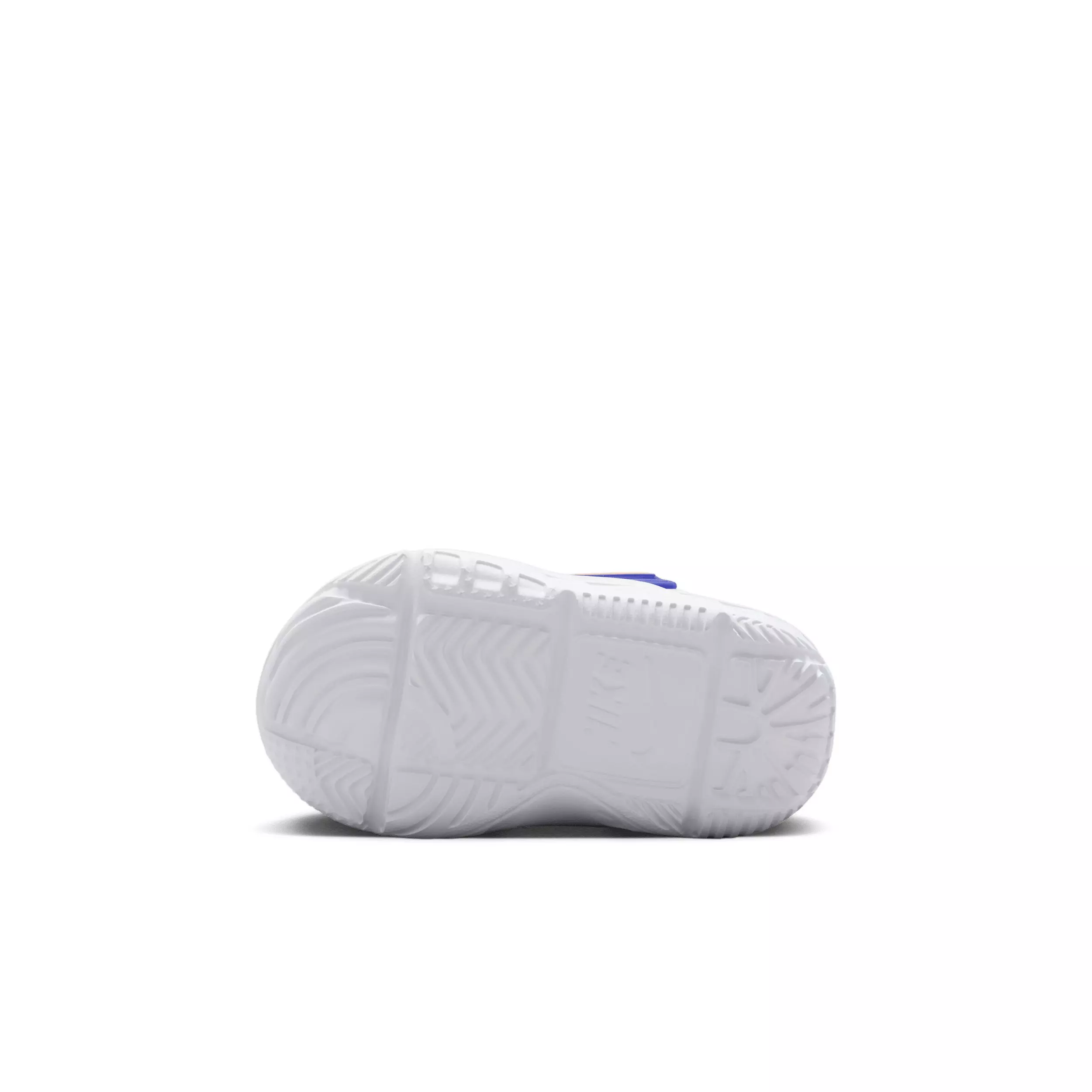 Nike Team Hustle D 12 "Football Grey/Lapis/Soft Yellow/Laser Orange" Infant Boys' Basketball Shoe - GREY/LAPIS/YELLOW/ORANGE