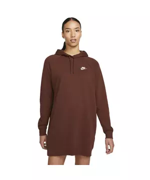 Wissen Luxe Afstotend Nike Women's Sportswear Essential Fleece Dress-Brown