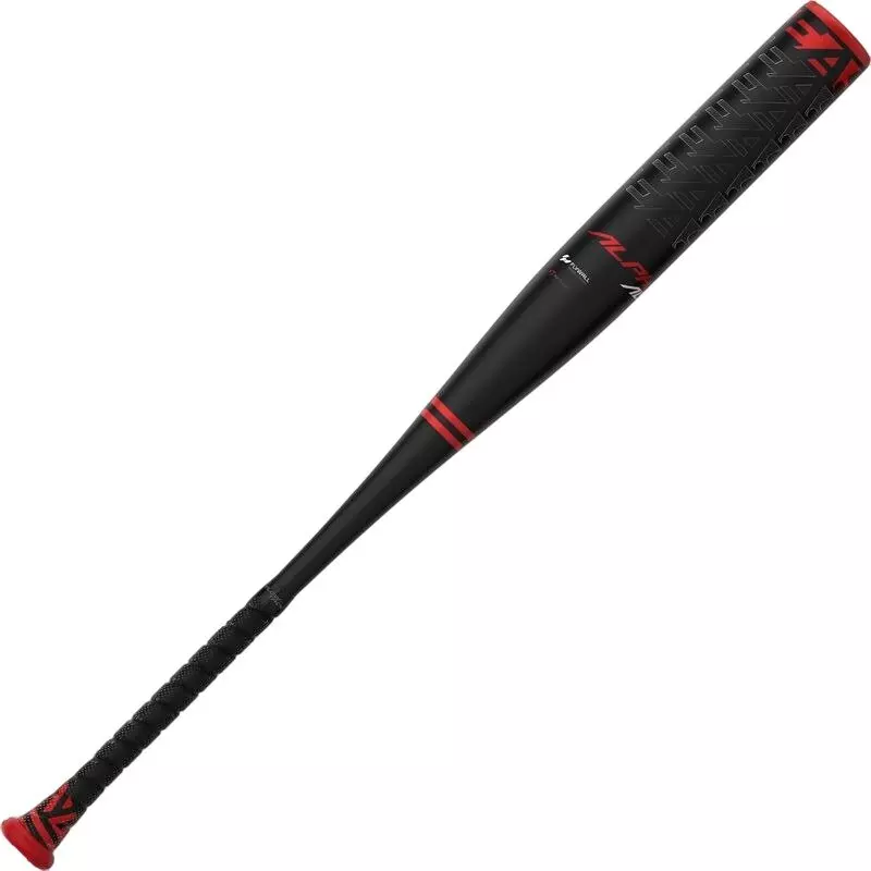 Easton Alpha ALX BBCOR Baseball Bat (-3) 2023 - BLACK/RED