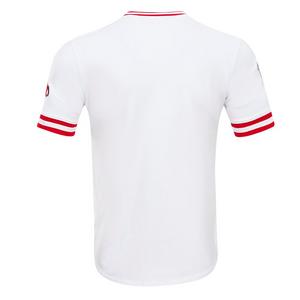 Pro Standard Men's MLB Boston Red Sox Classic Chenille Striped Sleeve Top