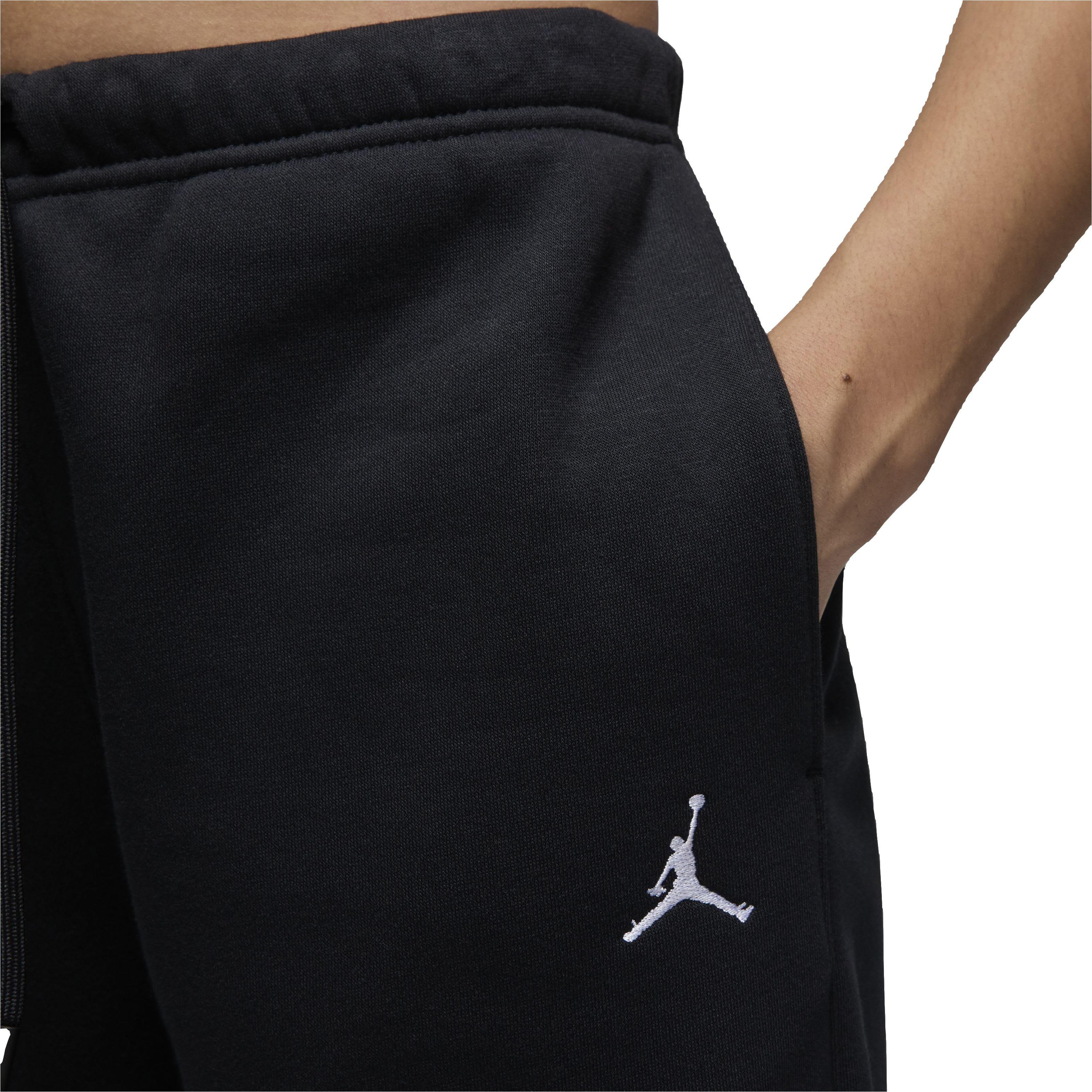 Jordan Women's Brooklyn Fleece Joggers - BLACK Thumbnail View 3