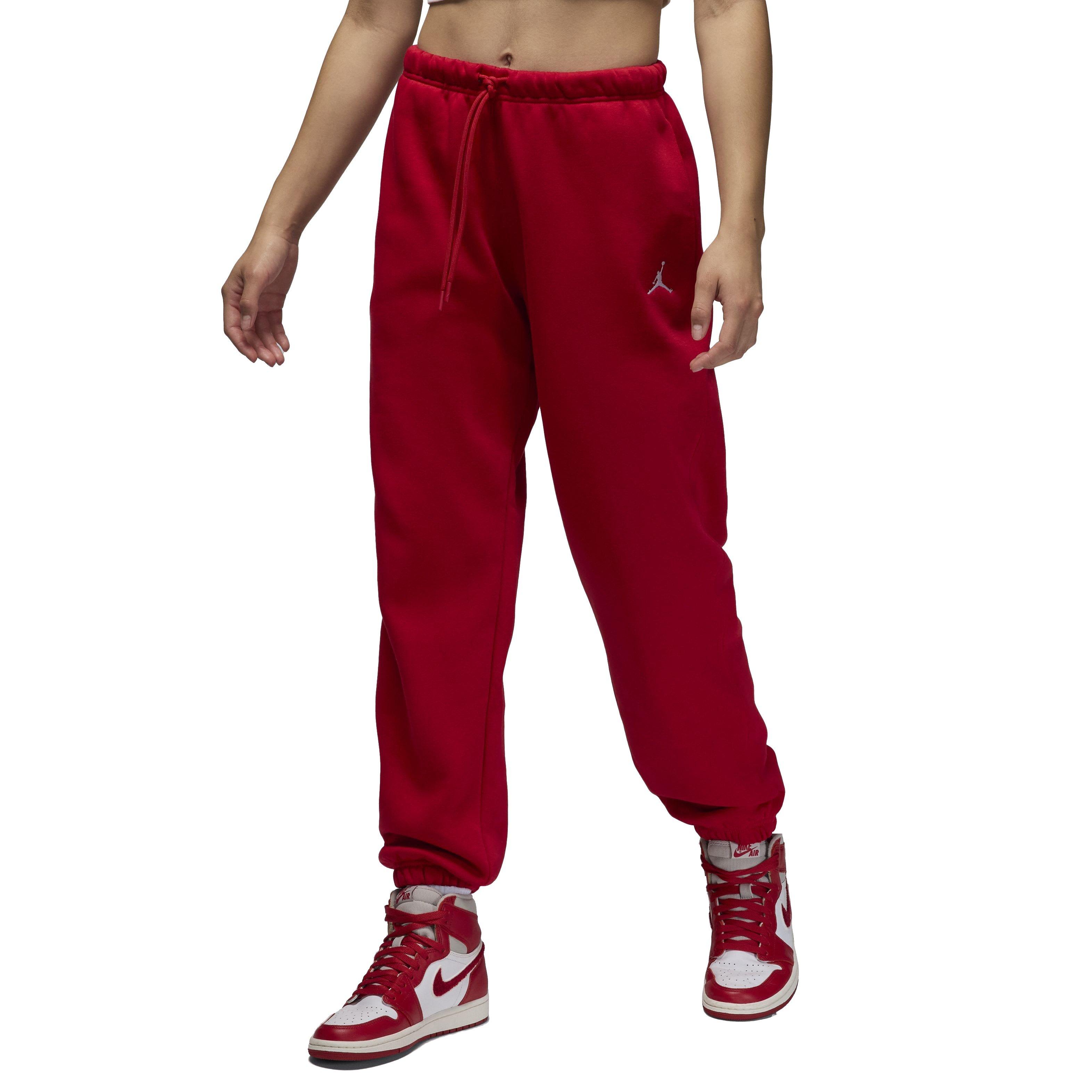 Jordan Women's Brooklyn Fleece Joggers - RED Thumbnail View 1