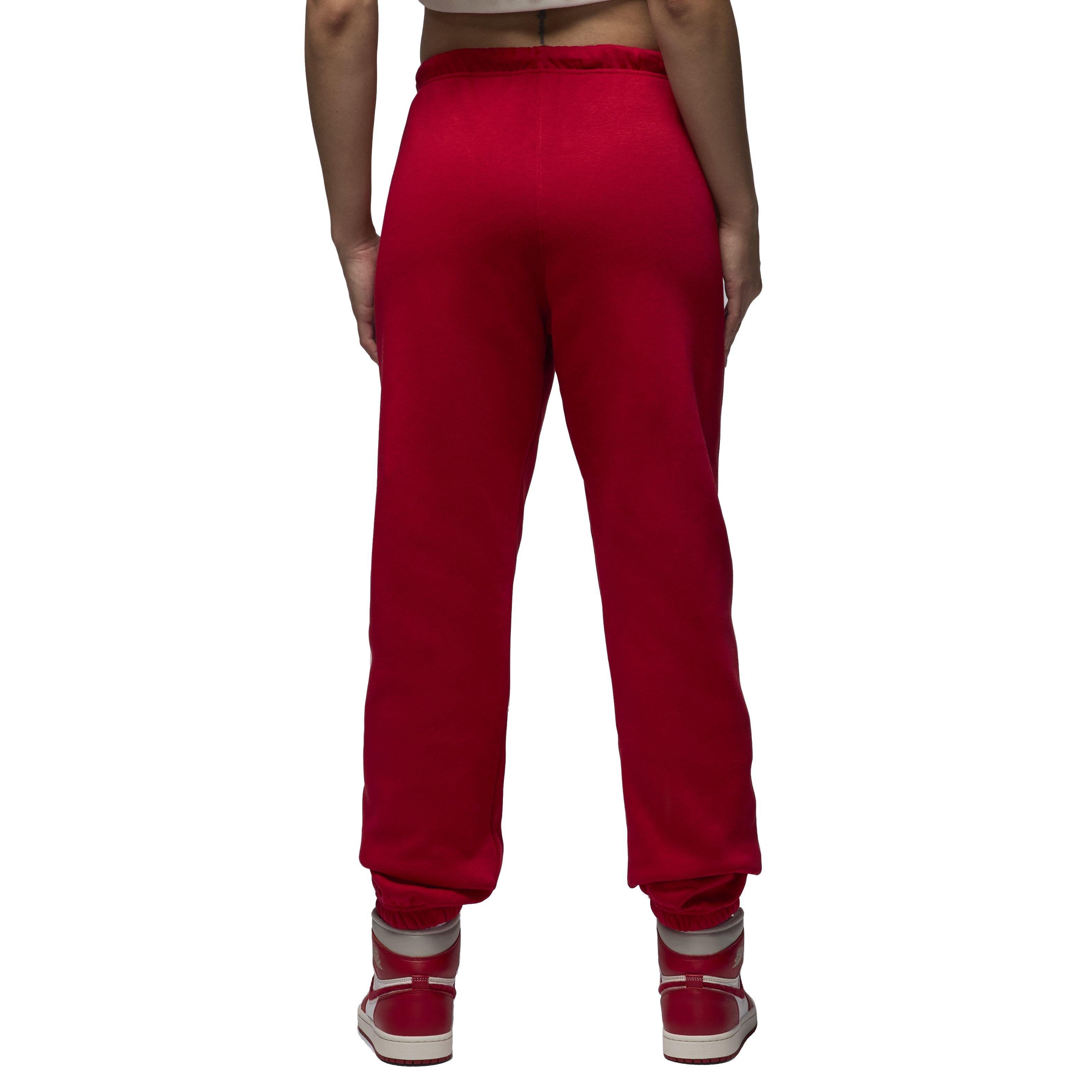 Jordan Women's Brooklyn Fleece Joggers - RED Thumbnail View 2