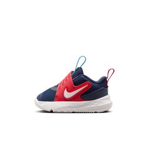 Nike Team Hustle D 12 "Team Navy/University Red/Photo Blue/Sail" Infant Boys' Basketball Shoe - NAVY/RED/BLUE/SAIL
