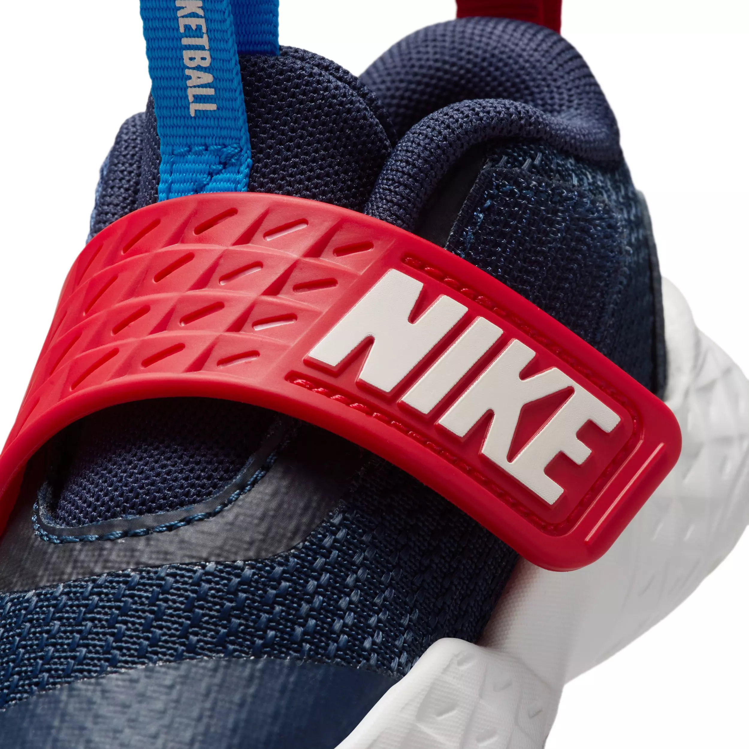 Nike Team Hustle D 12 "Team Navy/University Red/Photo Blue/Sail" Infant Boys' Basketball Shoe - NAVY/RED/BLUE/SAIL