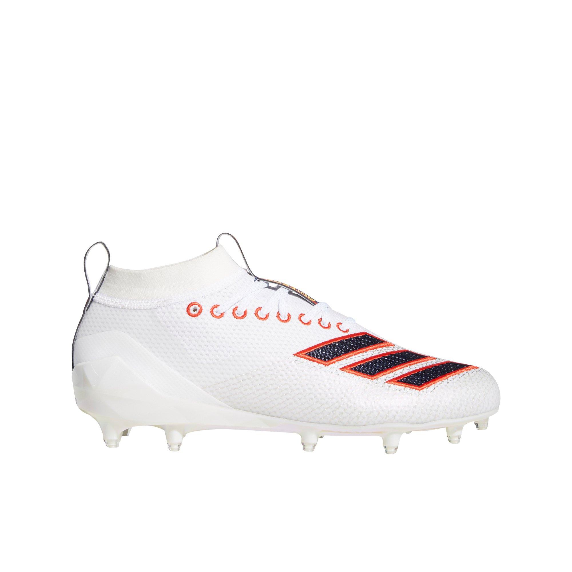 red and white adidas football cleats