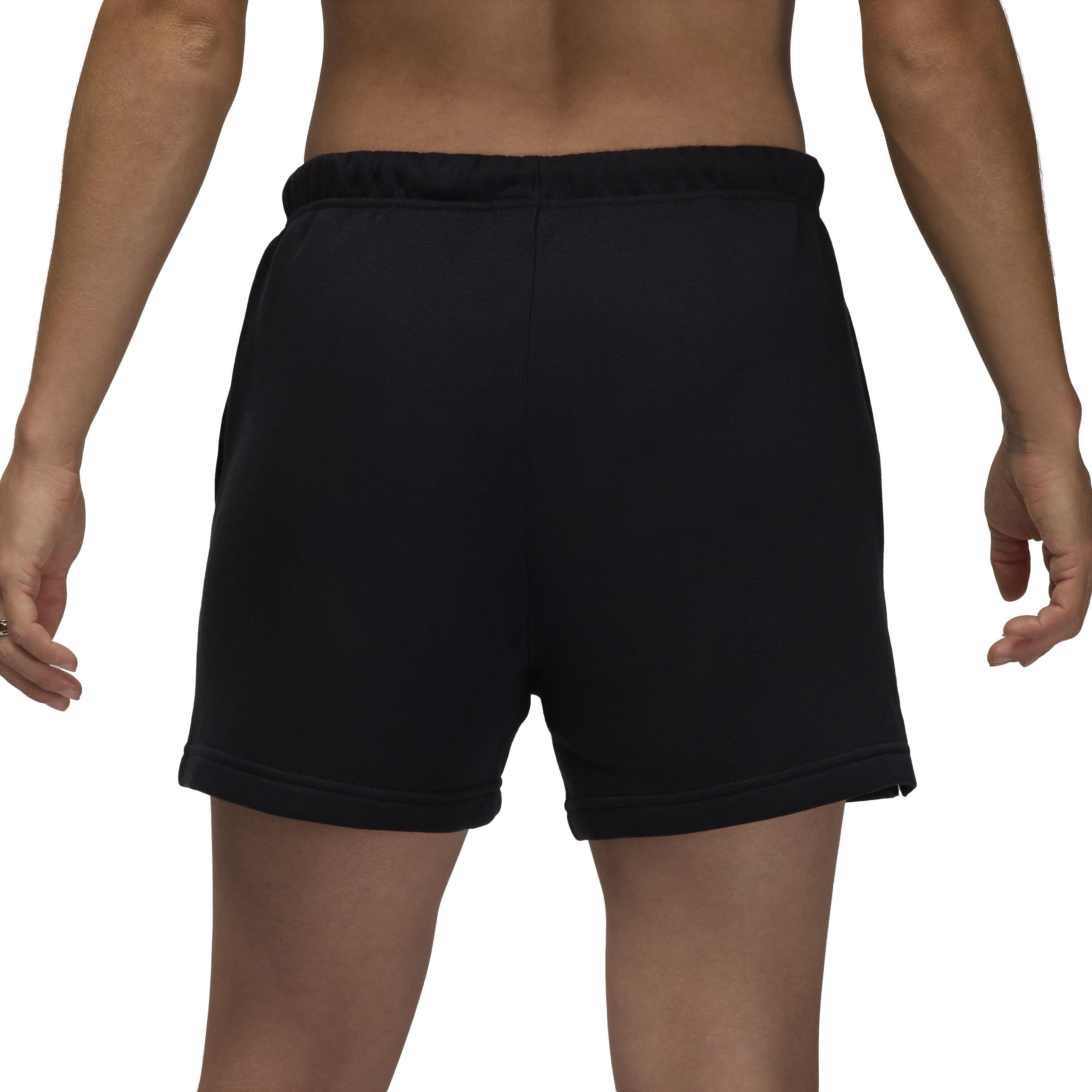 Jordan Women's Brooklyn Fleece Shorts - BLACK Thumbnail View 2