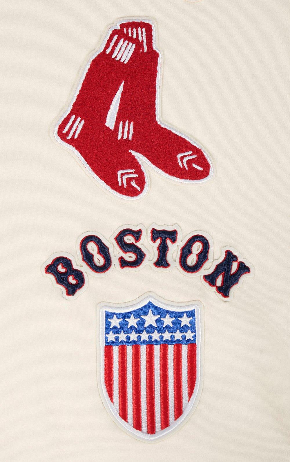 Pro Standard Men's MLB Boston Red Sox Retro Classic Top - EGGSHELL Thumbnail View 6