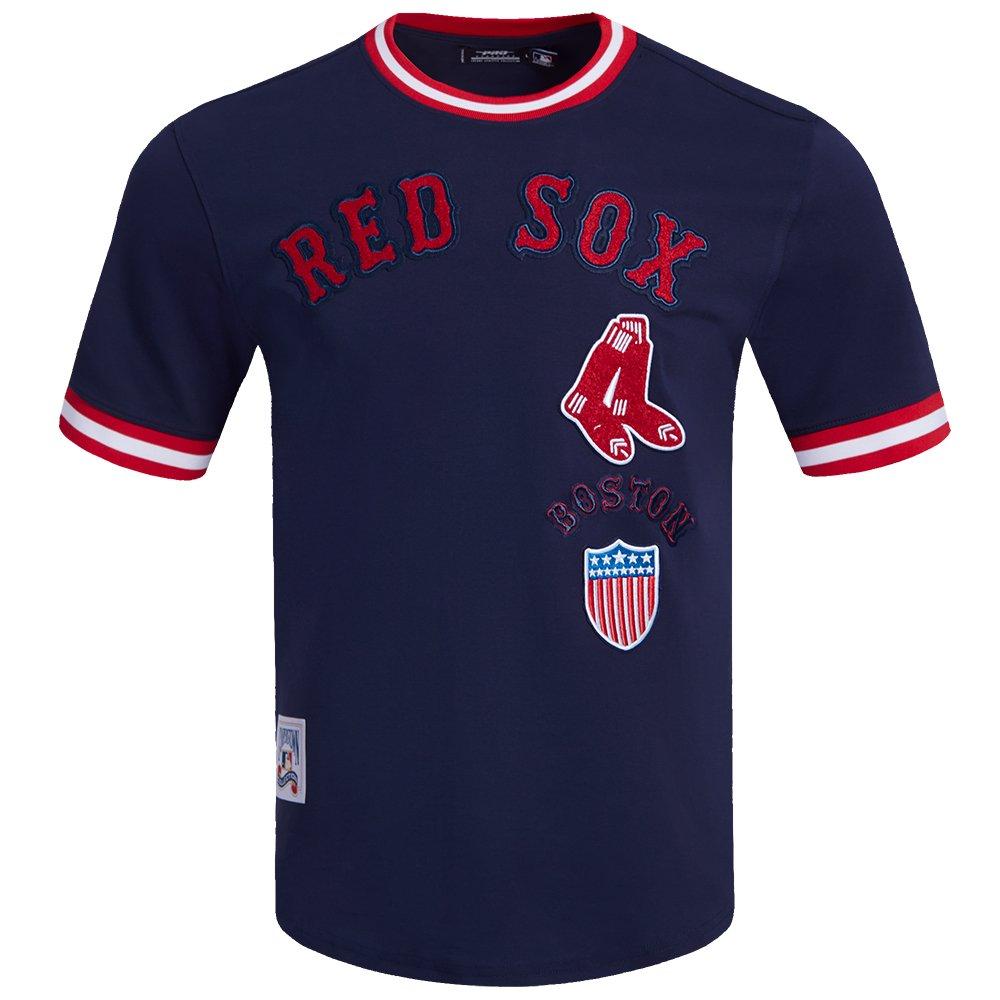 Pro Standard Men's MLB Boston Red Sox Retro Classic Top - NAVY/RED Thumbnail View 1