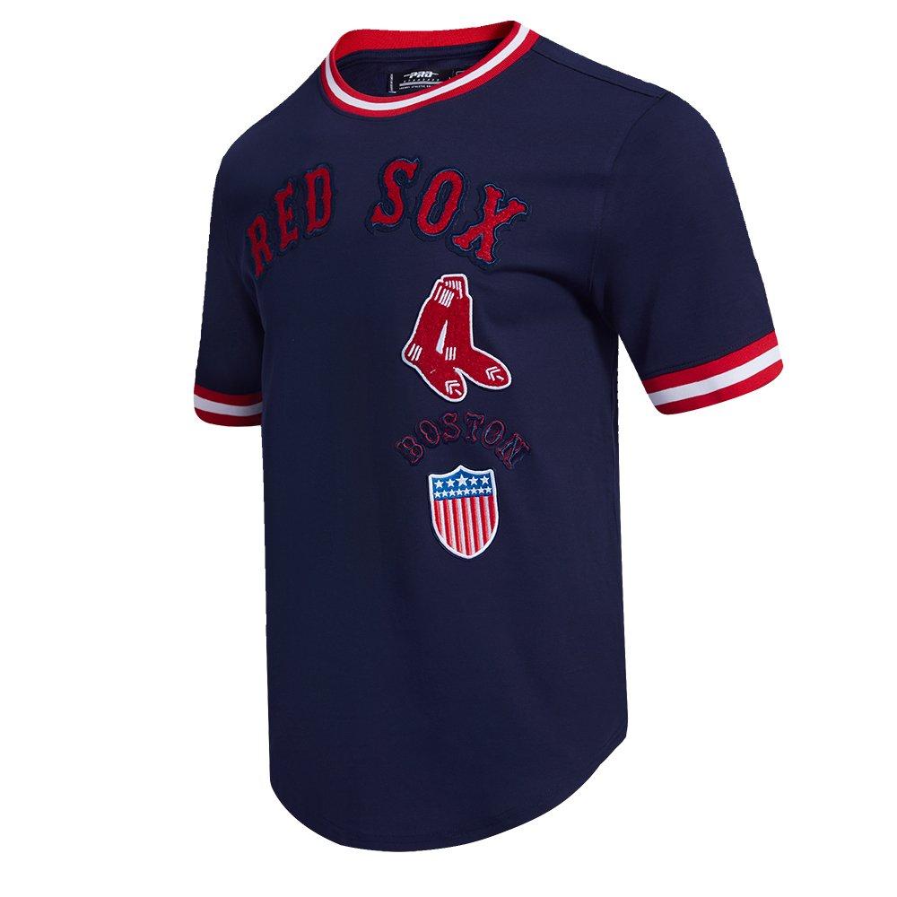 Pro Standard Men's MLB Boston Red Sox Retro Classic Top - NAVY/RED Thumbnail View 3