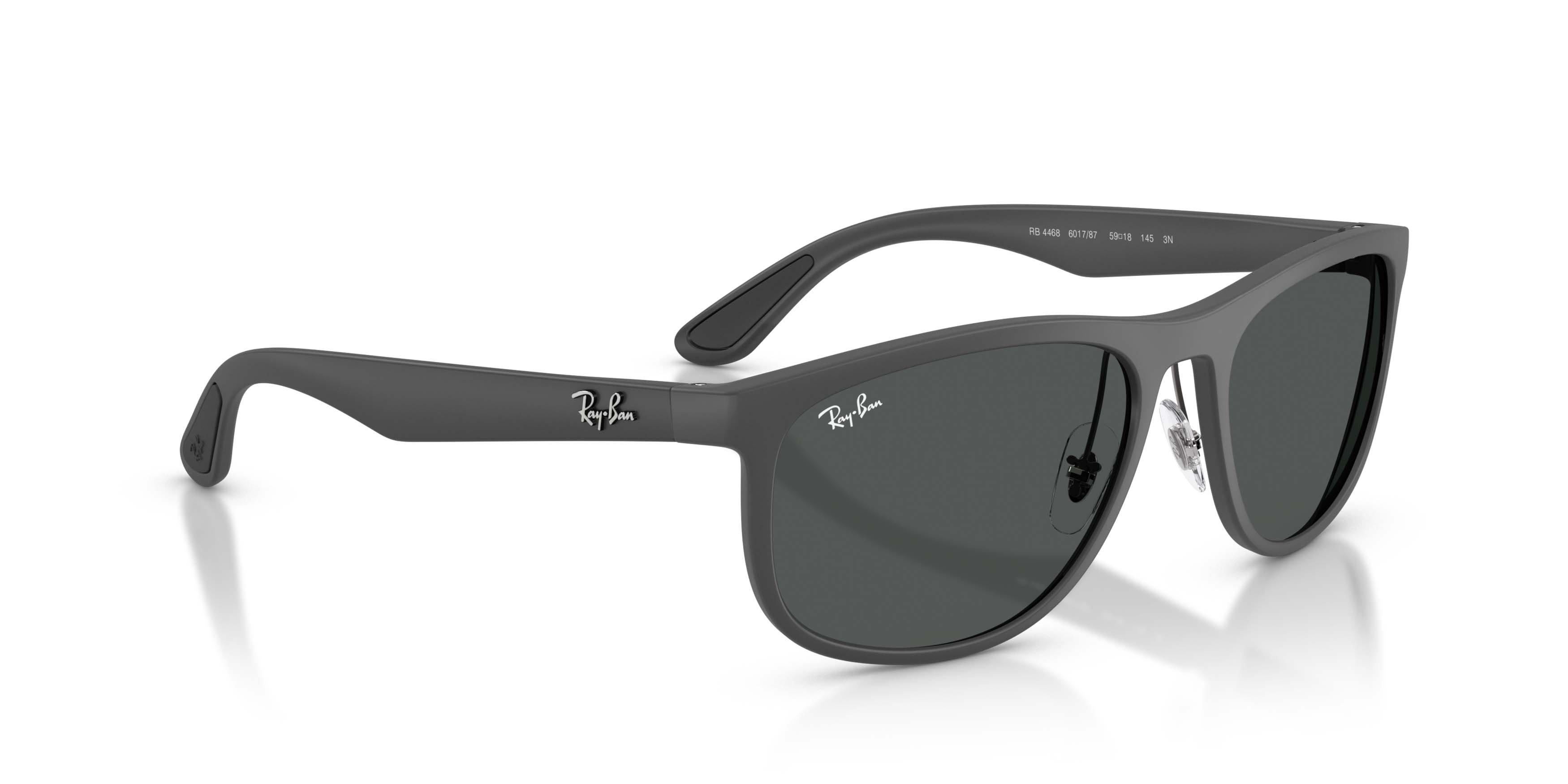 Ray-Ban RB4468 Liteforce Dark Grey Sunglasses &ndash; Matte Sand Grey - GREY Thumbnail View 3