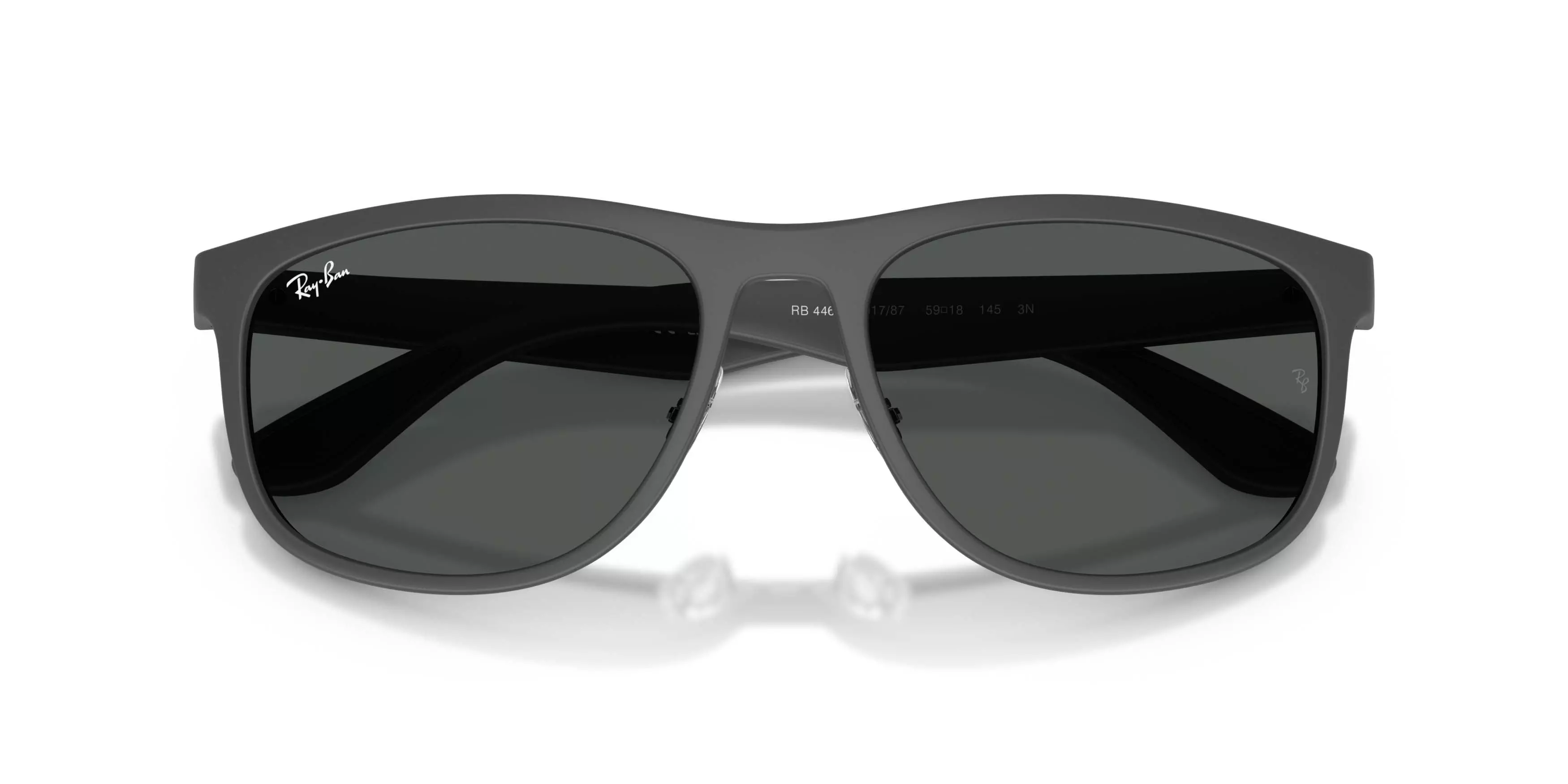 Ray-Ban RB4468 Liteforce Dark Grey Sunglasses &ndash; Matte Sand Grey - GREY