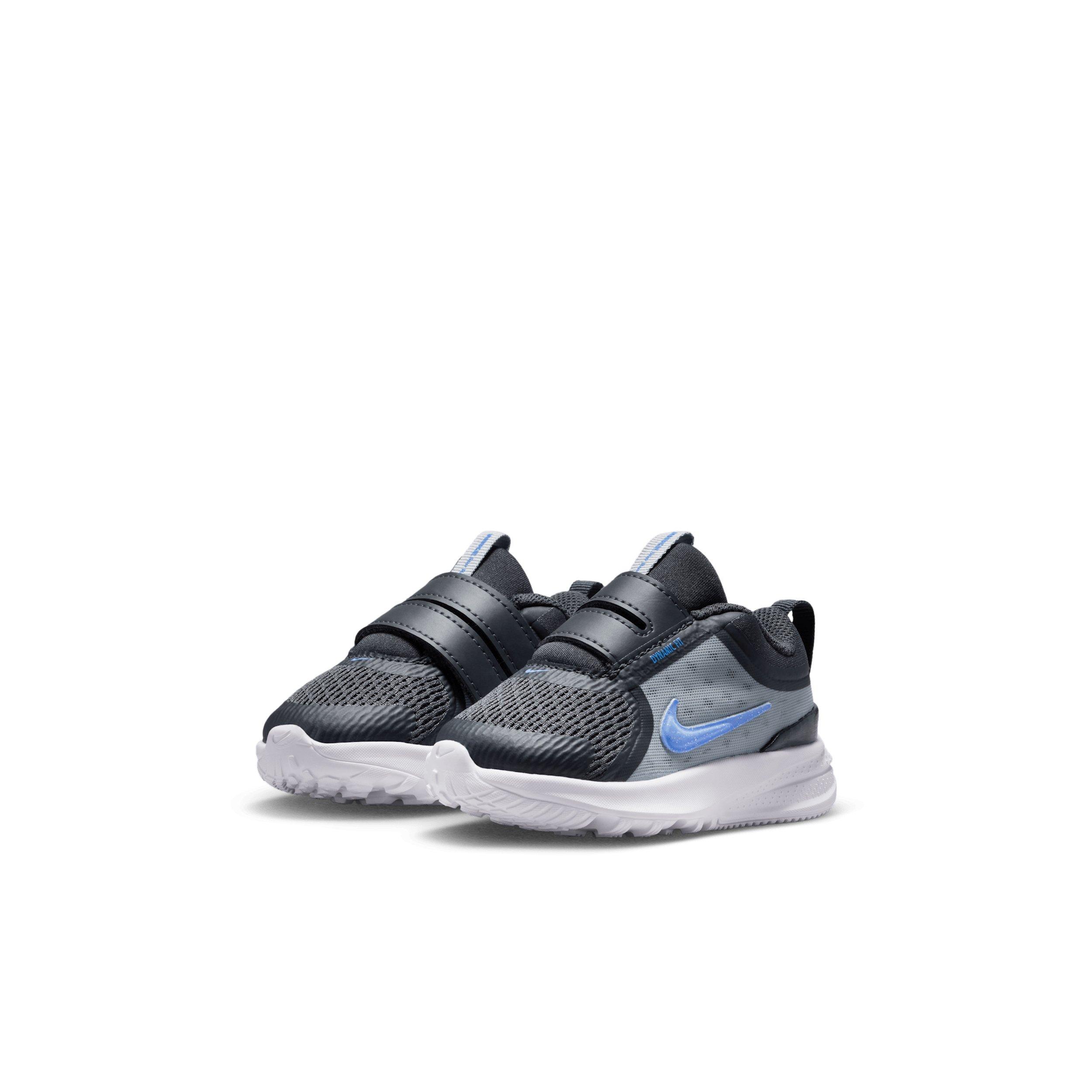 Nike Star Runner 5 "Anthracite/Light Pumice/Photon Dust/Blue Crystal" Infant Girls' Running Shoe - ANTHRACITE/LT PUMICE/DUST/BLUE